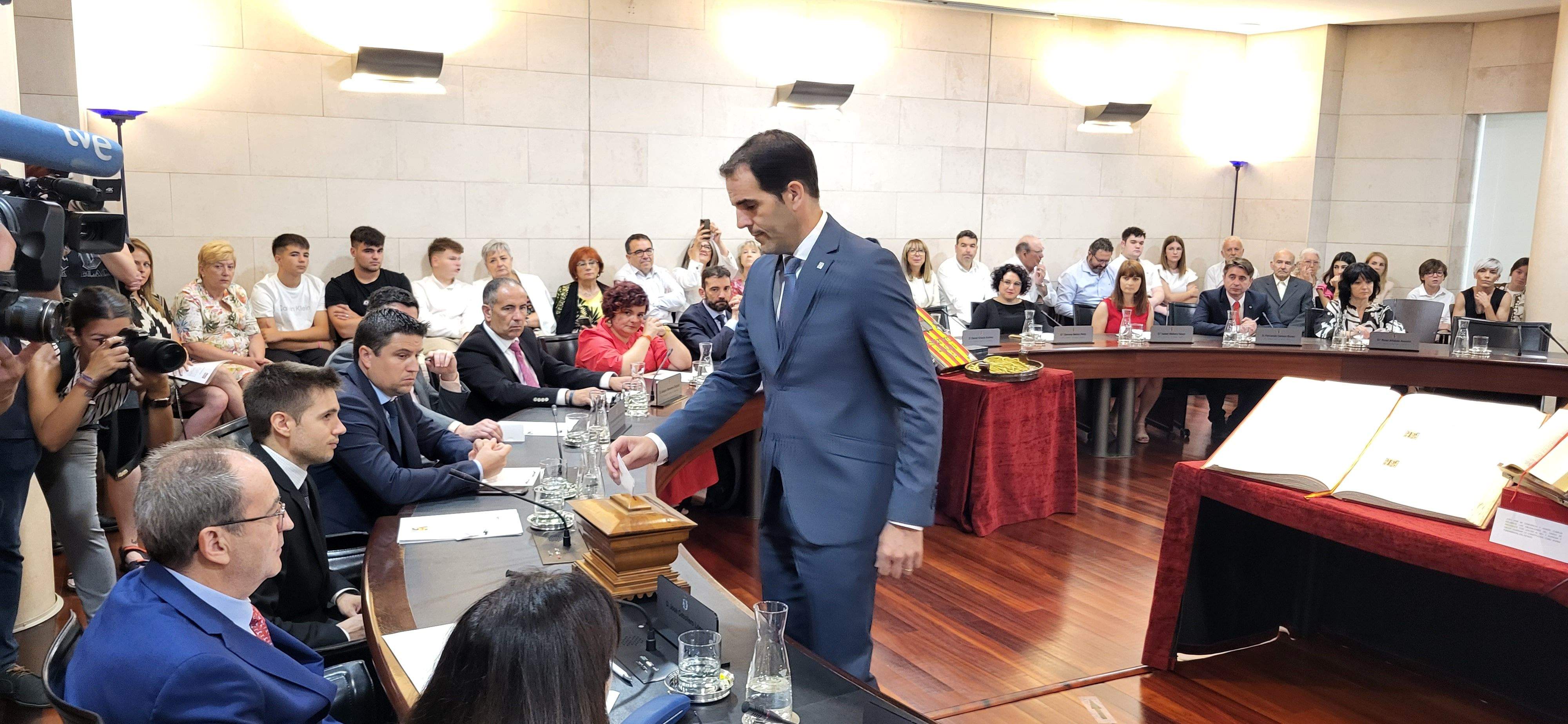 Constitución de la Diputación Provincial de Huesca. Foto Myriam Martínez