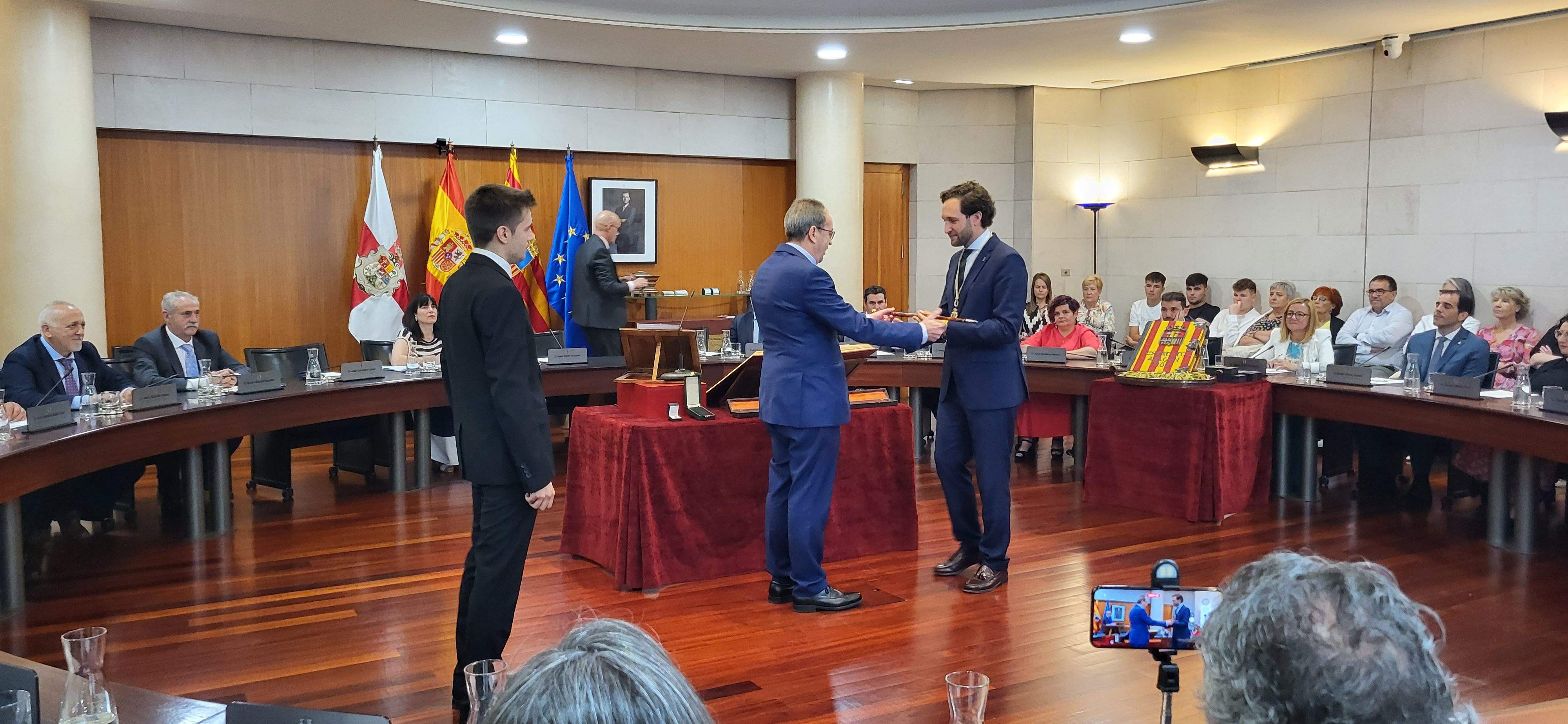 Constitución de la Diputación Provincial de Huesca. Foto Myriam Martínez