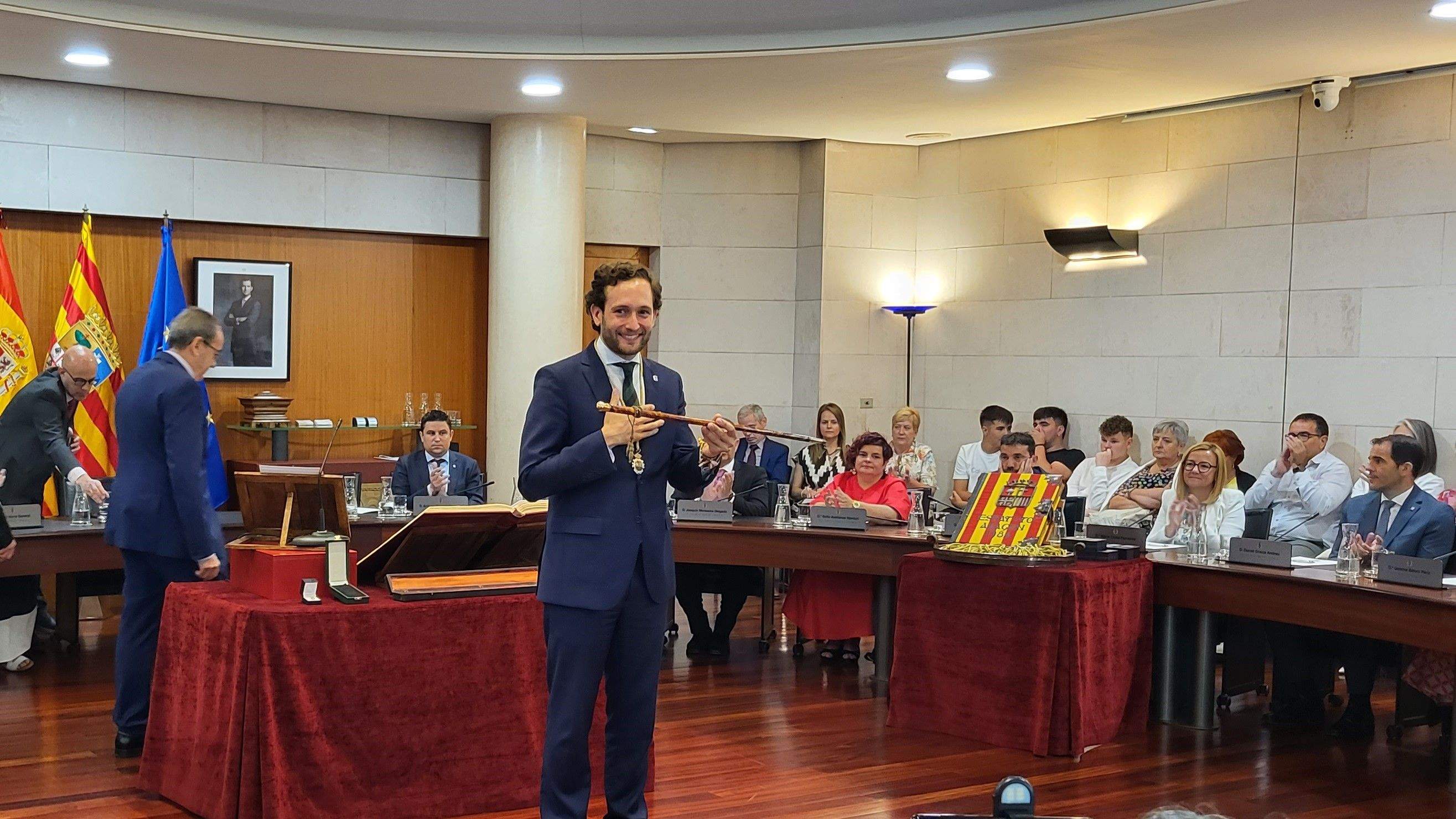 Constitución de la Diputación Provincial de Huesca. Foto Myriam Martínez