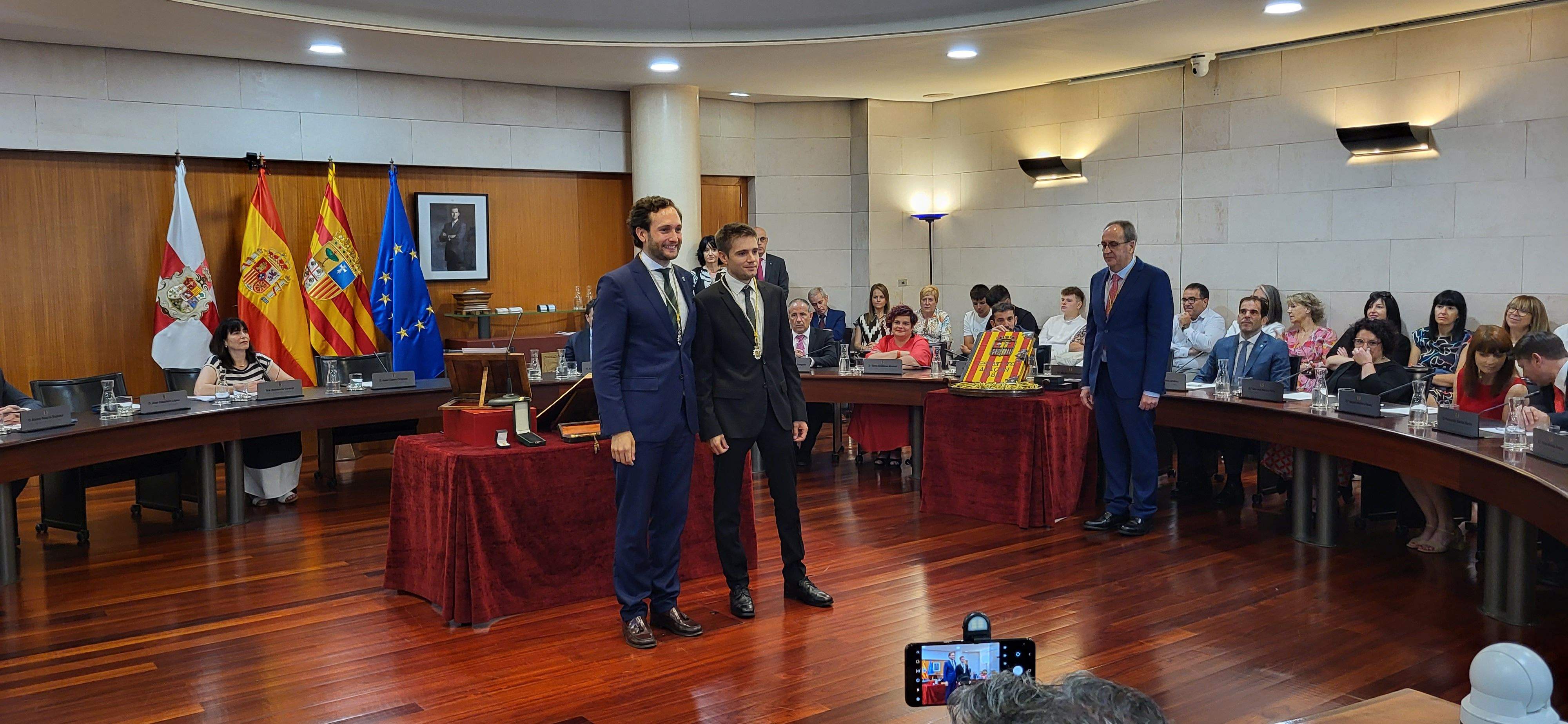 Constitución de la Diputación Provincial de Huesca. Foto Myriam Martínez