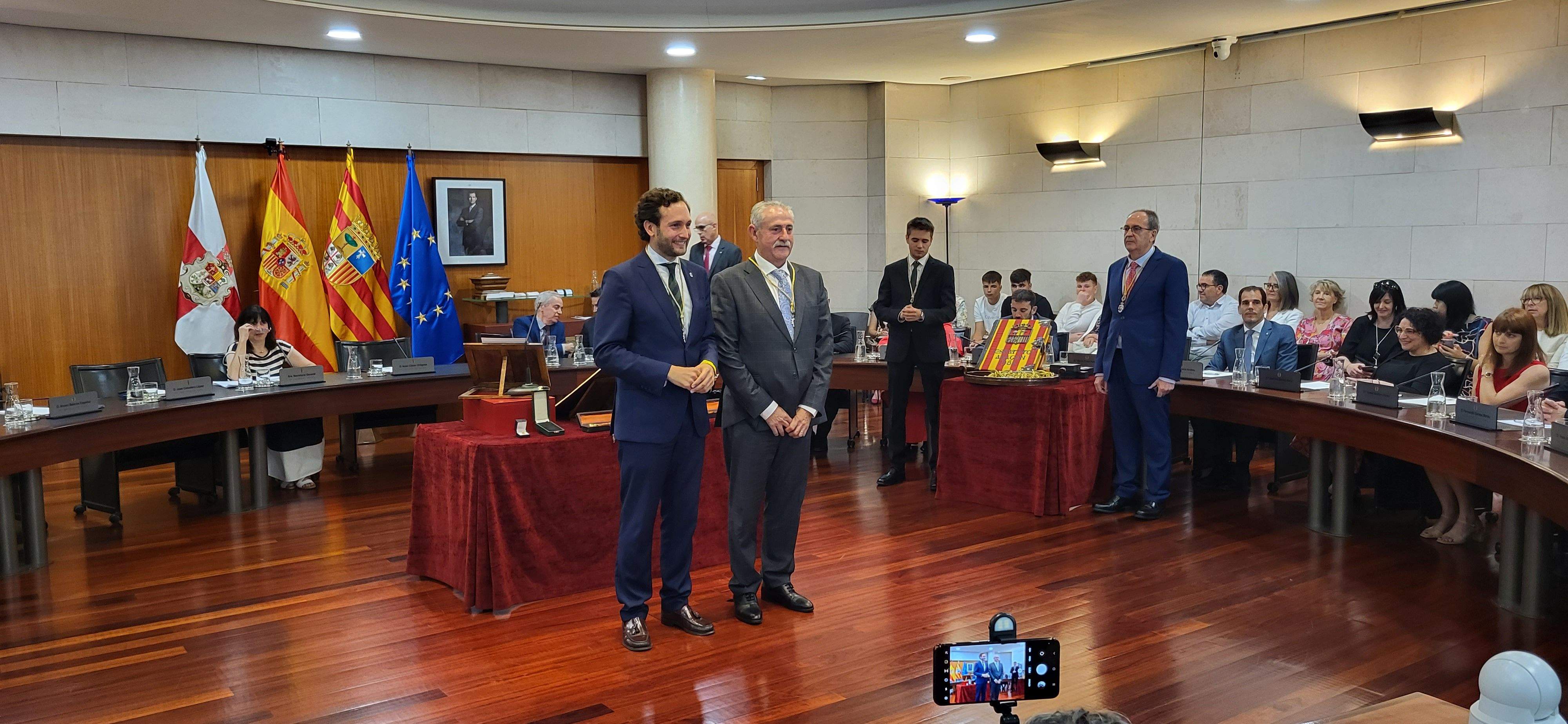 Constitución de la Diputación Provincial de Huesca. Foto Myriam Martínez