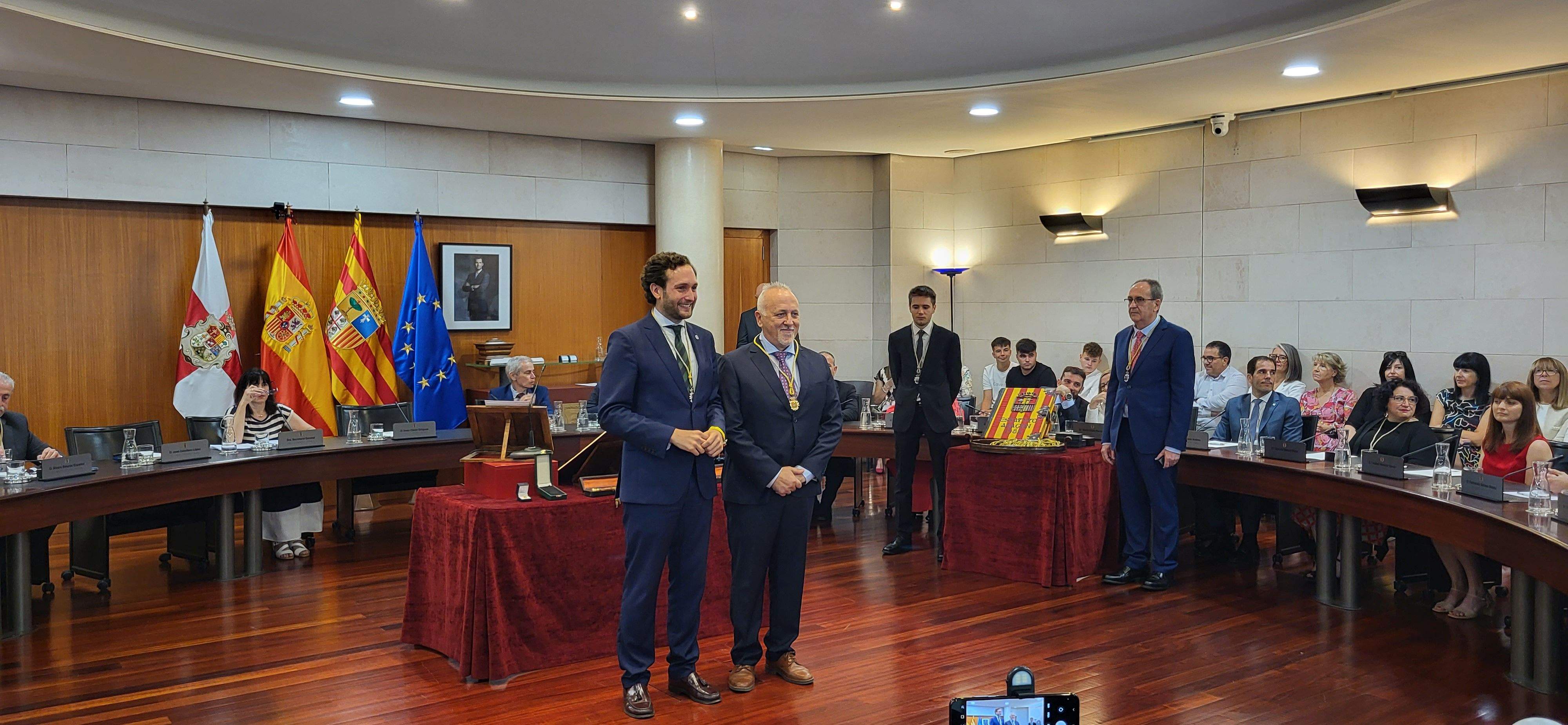 Constitución de la Diputación Provincial de Huesca. Foto Myriam Martínez