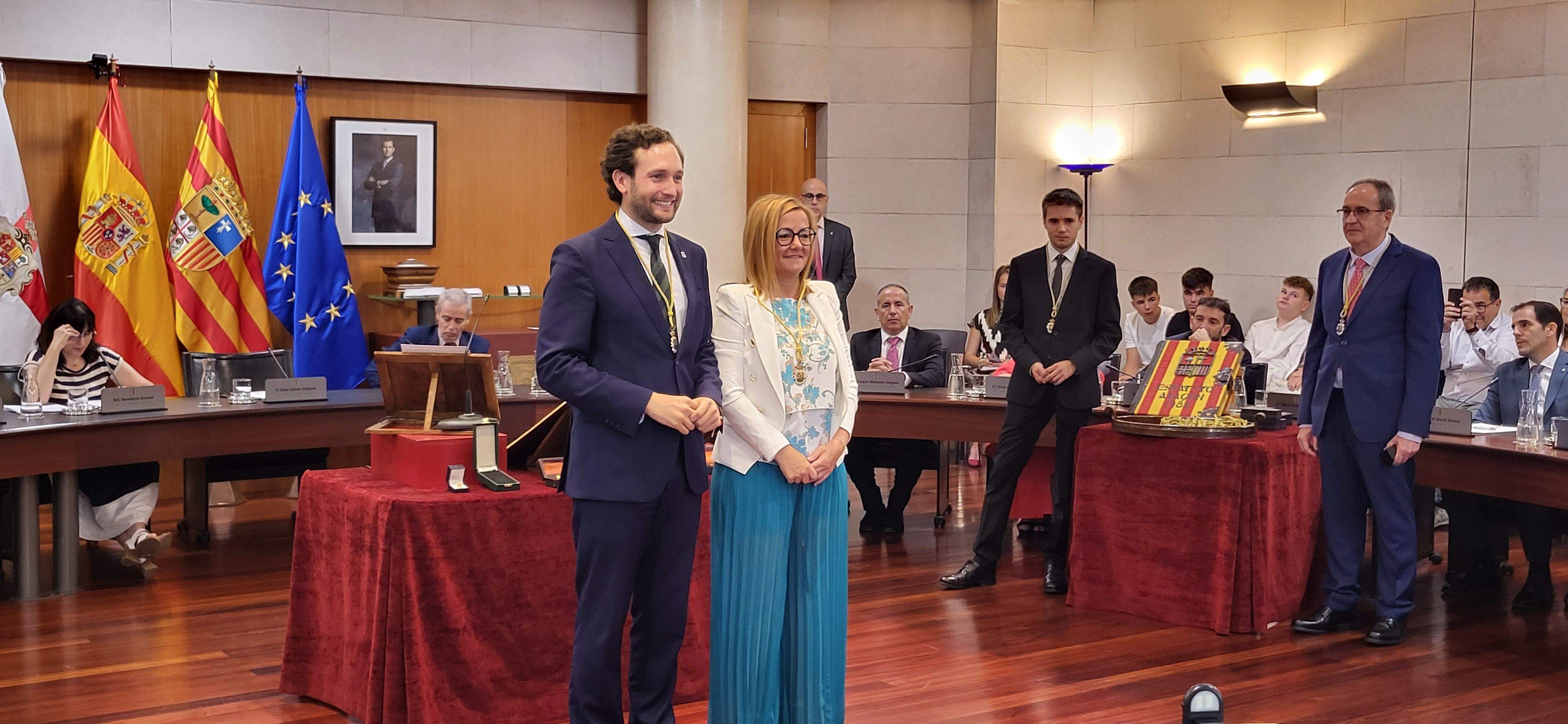 Constitución de la Diputación Provincial de Huesca. Foto Myriam Martínez