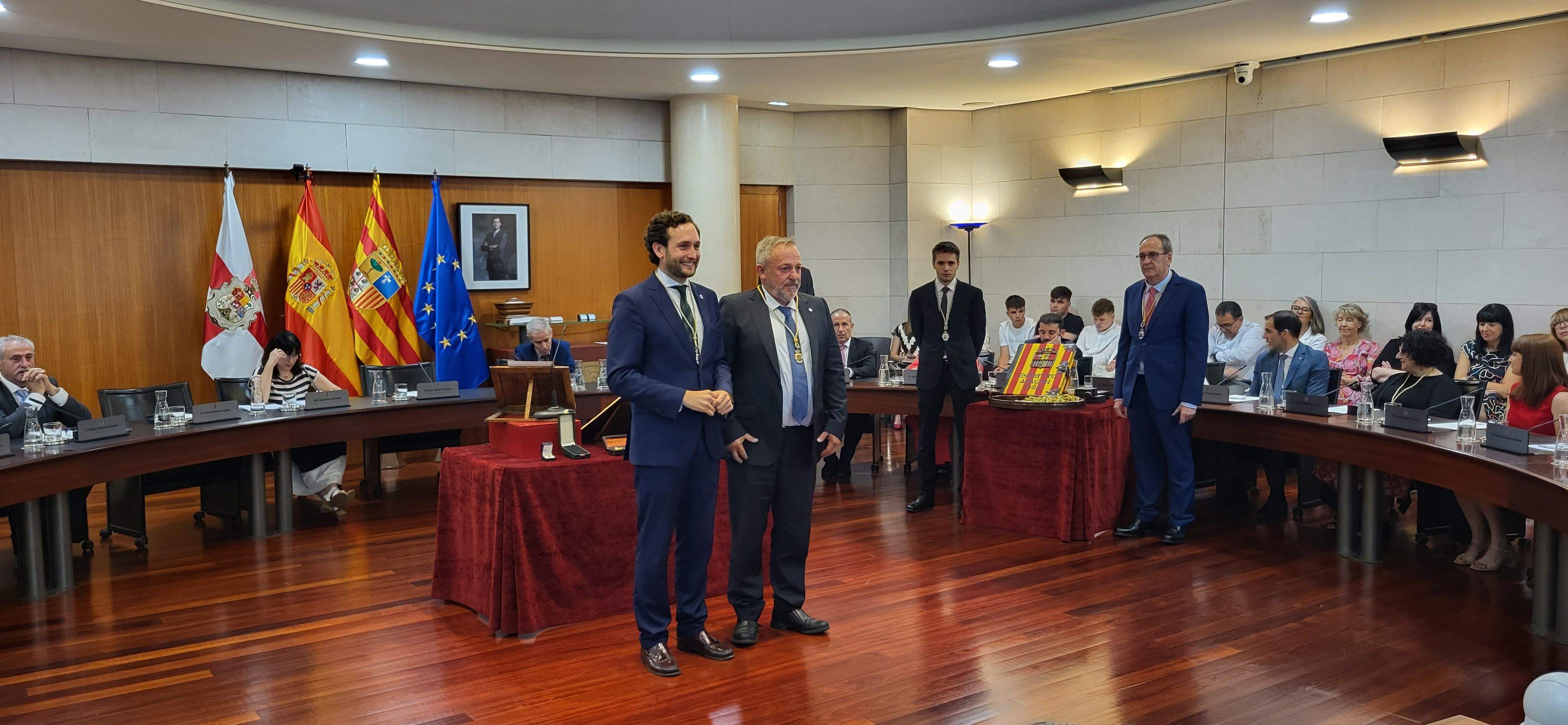 Constitución de la Diputación Provincial de Huesca. Foto Myriam Martínez