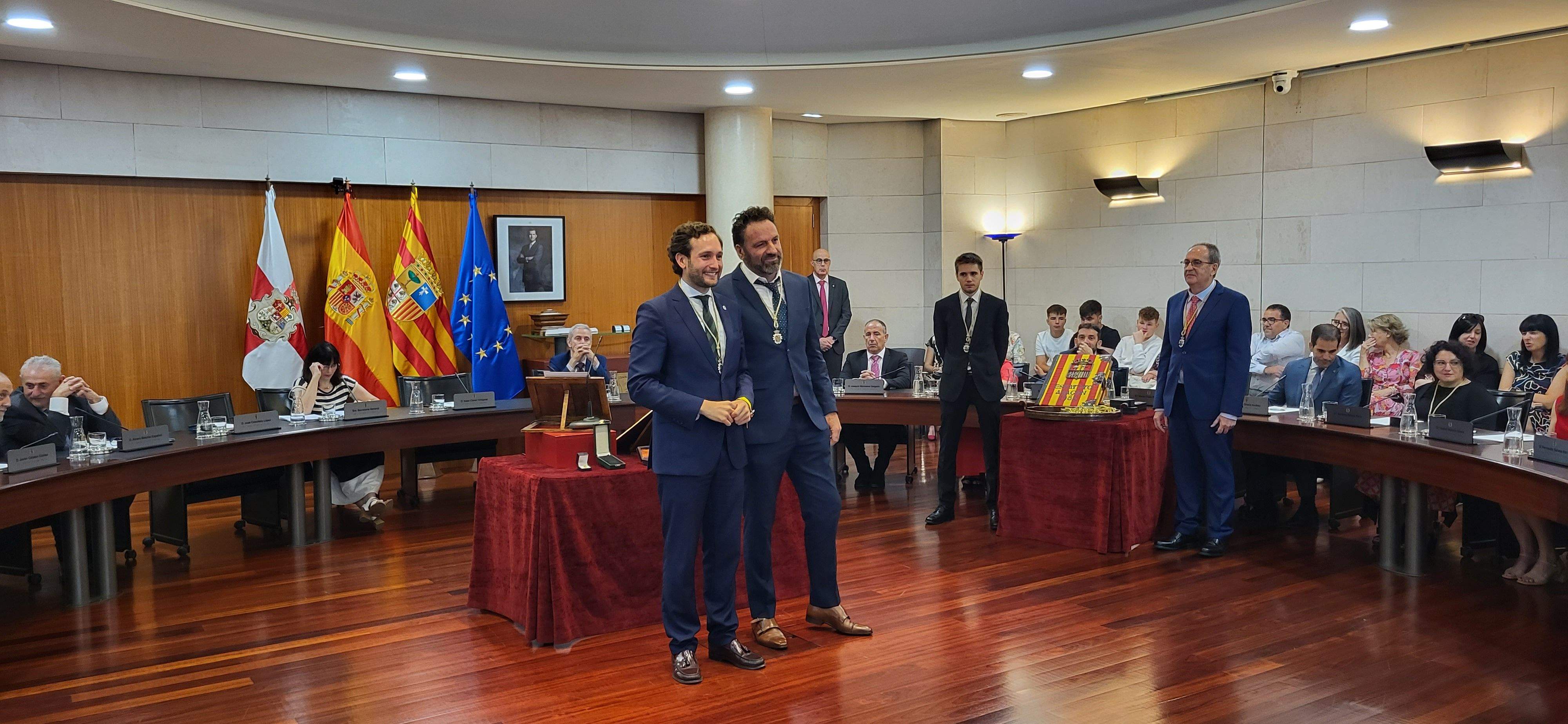 Constitución de la Diputación Provincial de Huesca. Foto Myriam Martínez