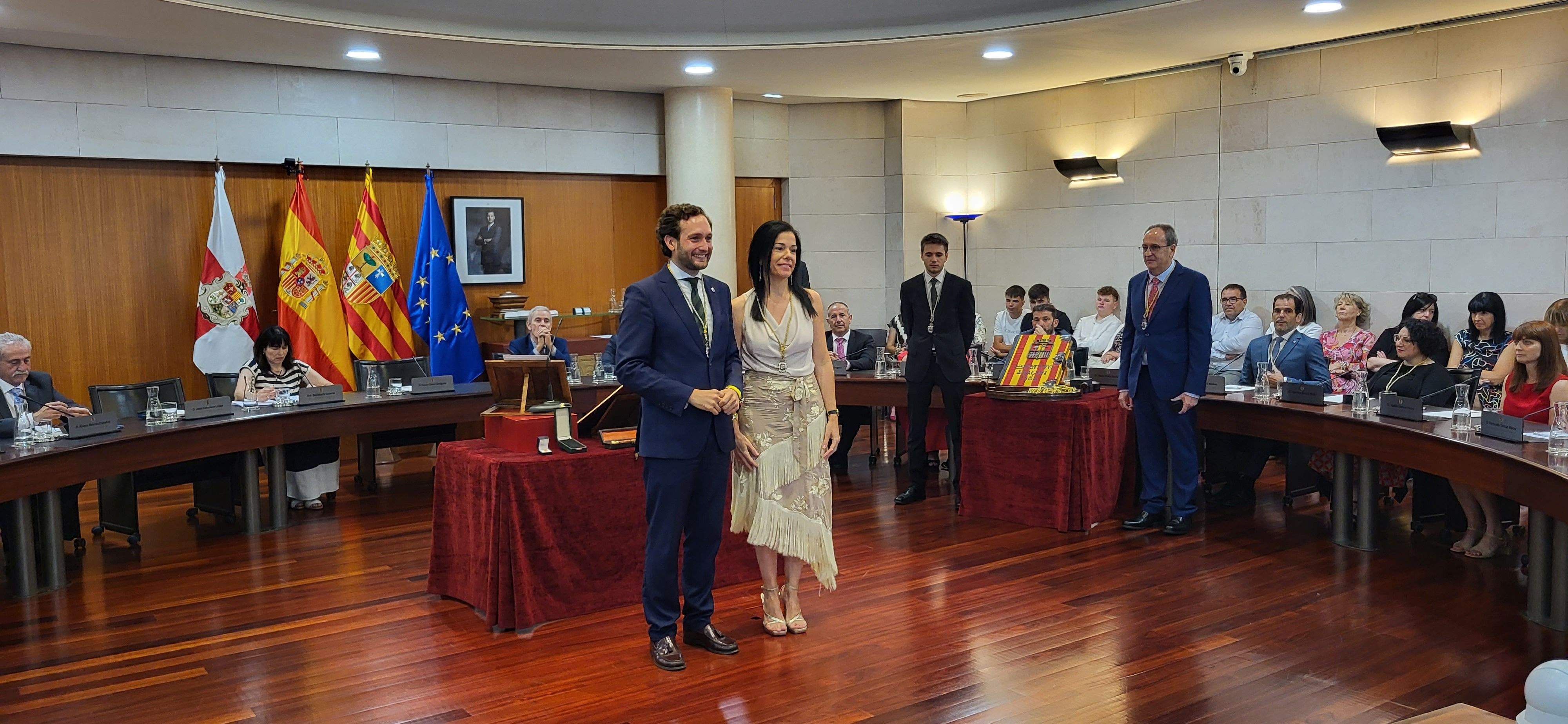 Constitución de la Diputación Provincial de Huesca. Foto Myriam Martínez