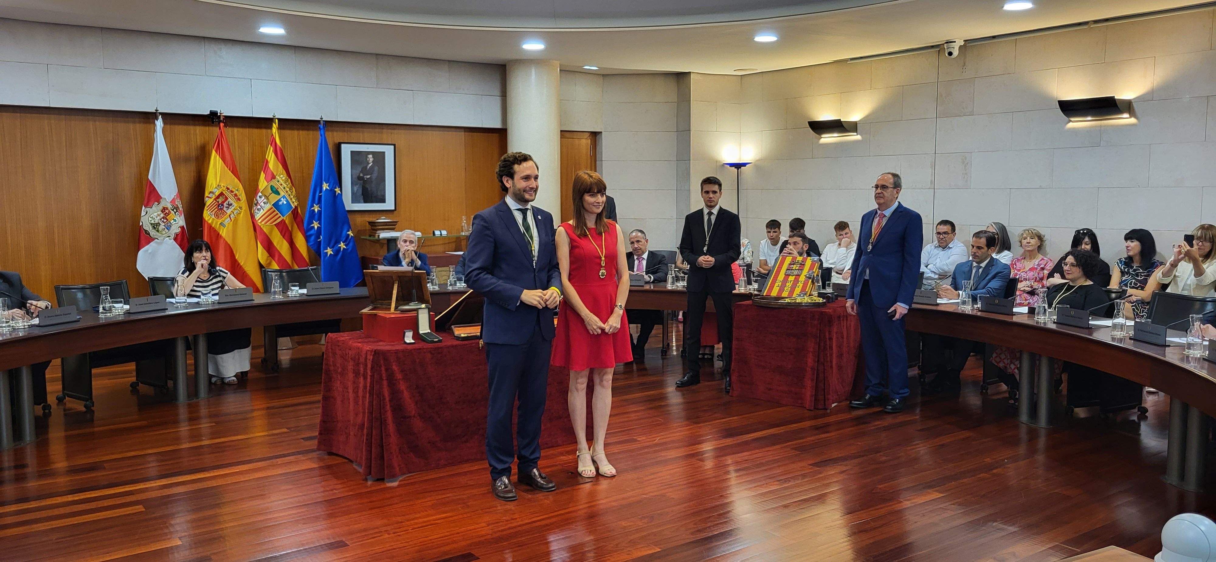 Constitución de la Diputación Provincial de Huesca. Foto Myriam Martínez