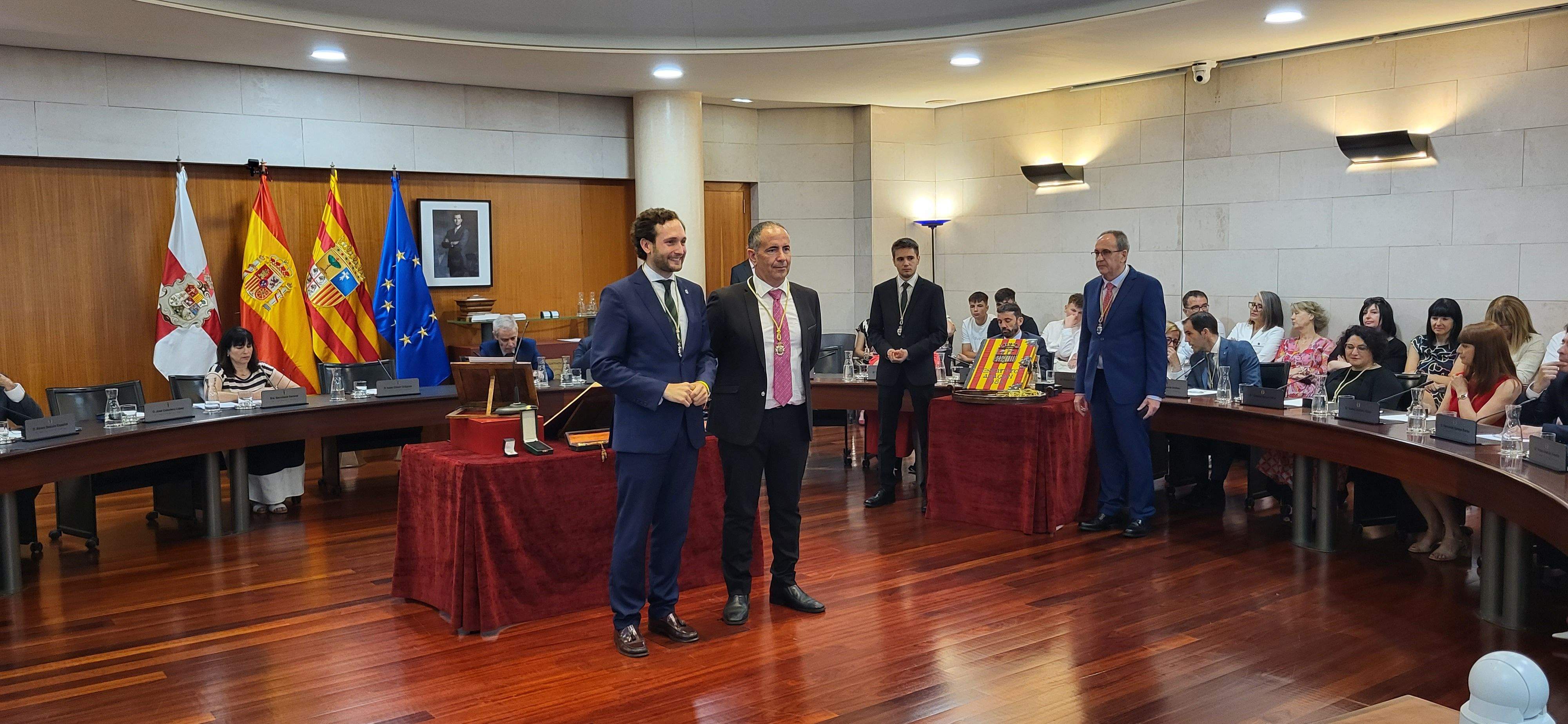 Constitución de la Diputación Provincial de Huesca. Foto Myriam Martínez