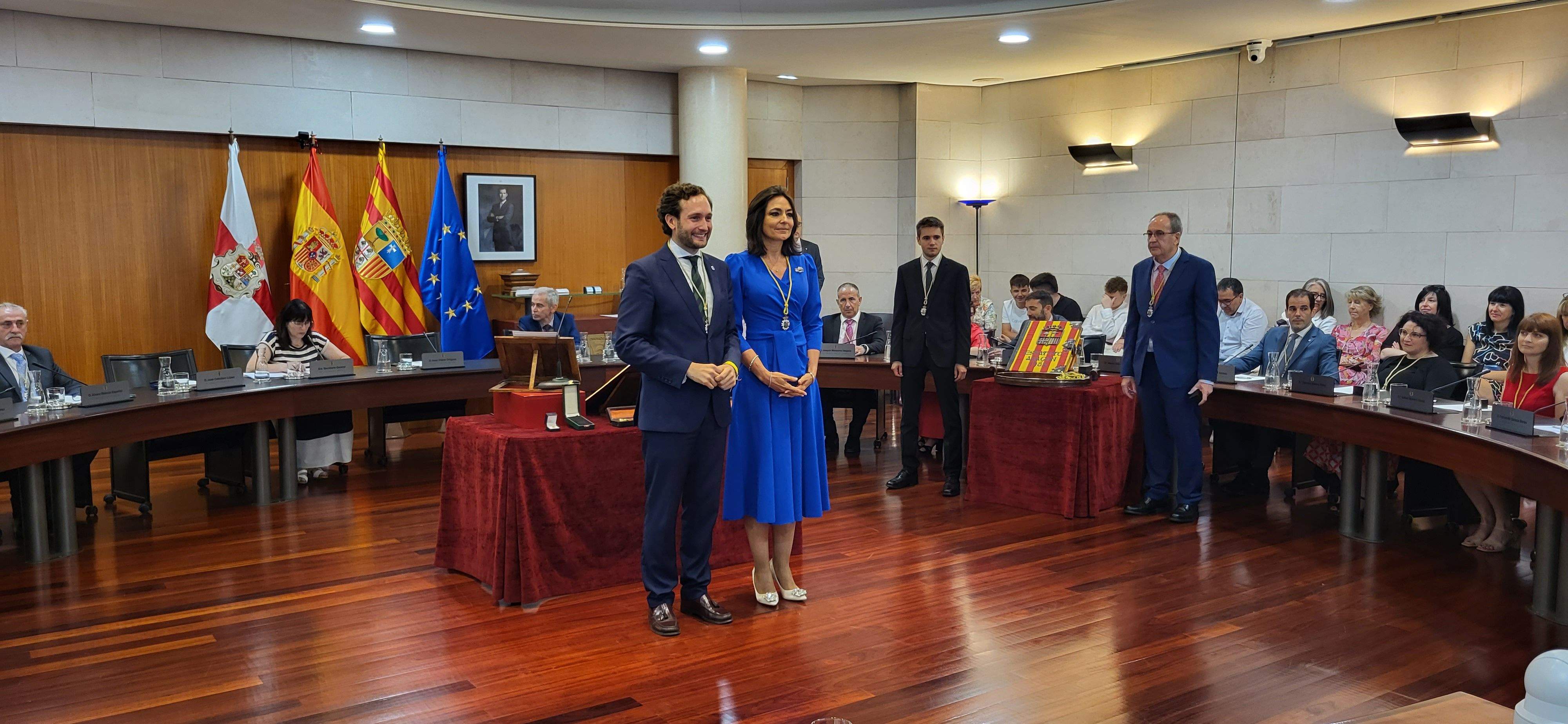 Constitución de la Diputación Provincial de Huesca. Foto Myriam Martínez