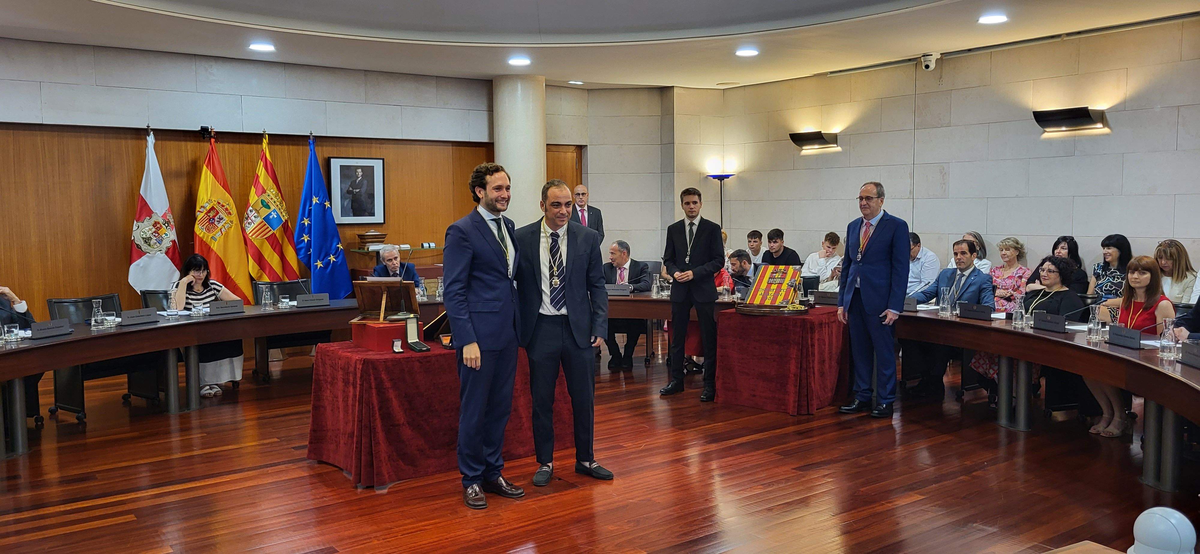 Constitución de la Diputación Provincial de Huesca. Foto Myriam Martínez