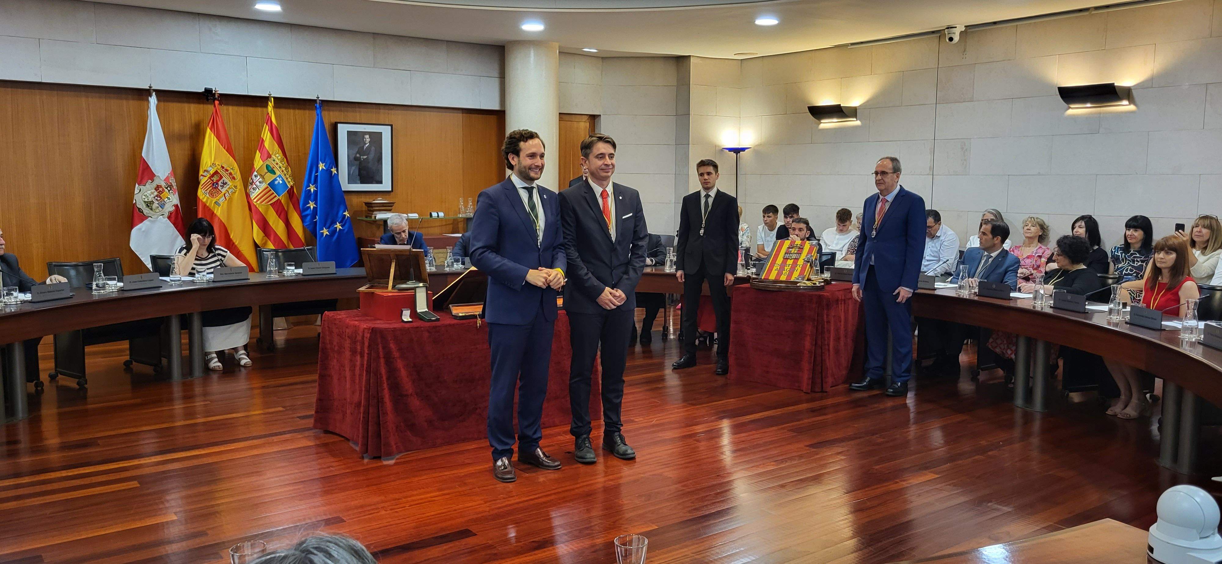 Constitución de la Diputación Provincial de Huesca. Foto Myriam Martínez