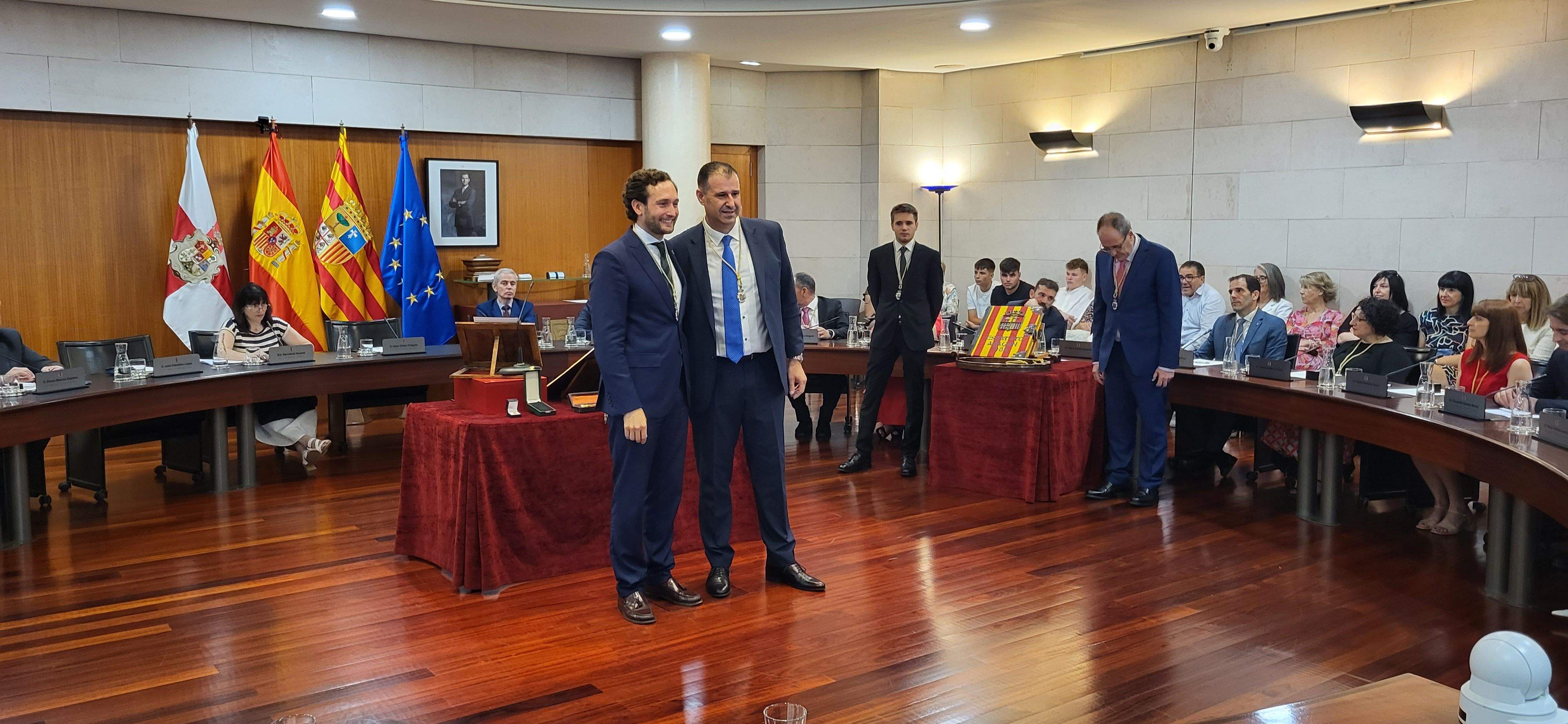 Constitución de la Diputación Provincial de Huesca. Foto Myriam Martínez