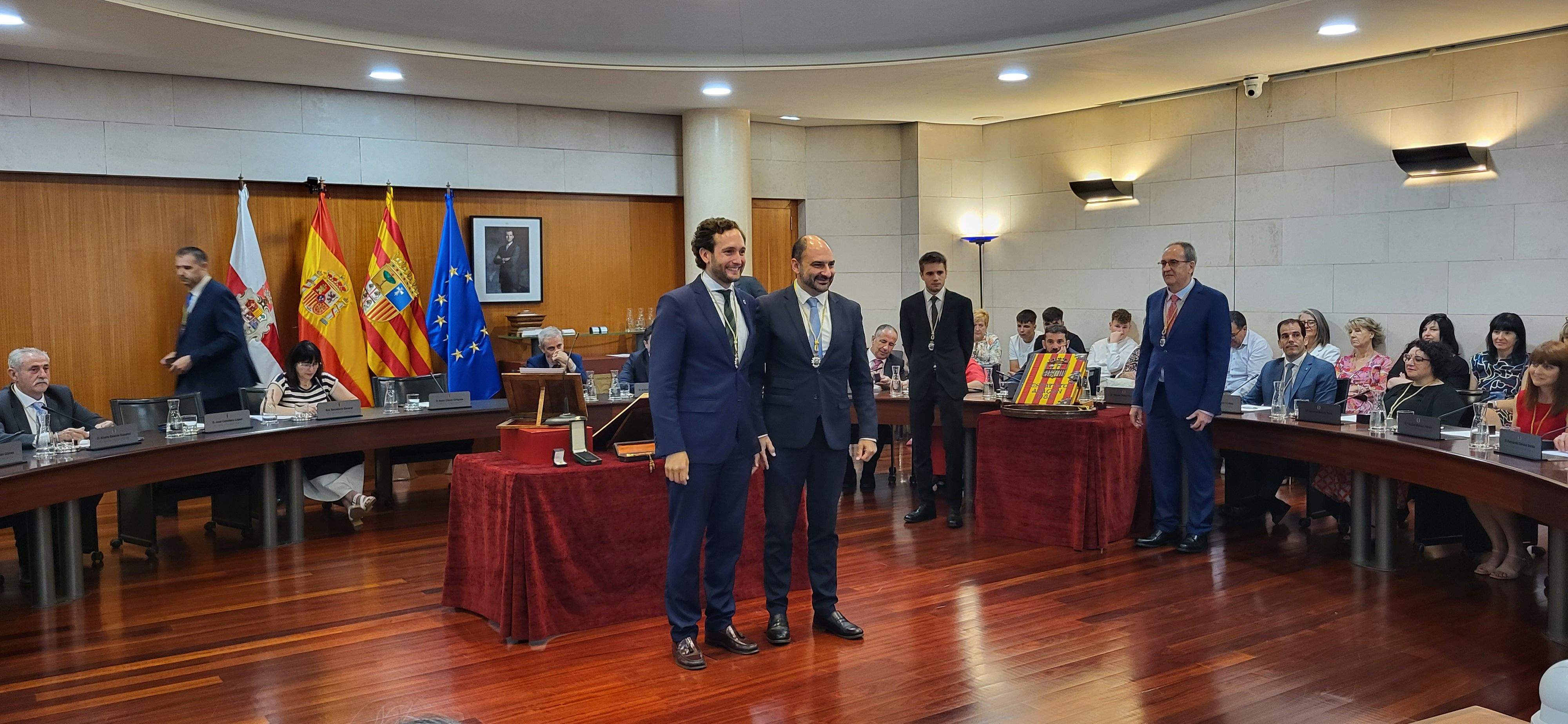 Constitución de la Diputación Provincial de Huesca. Foto Myriam Martínez