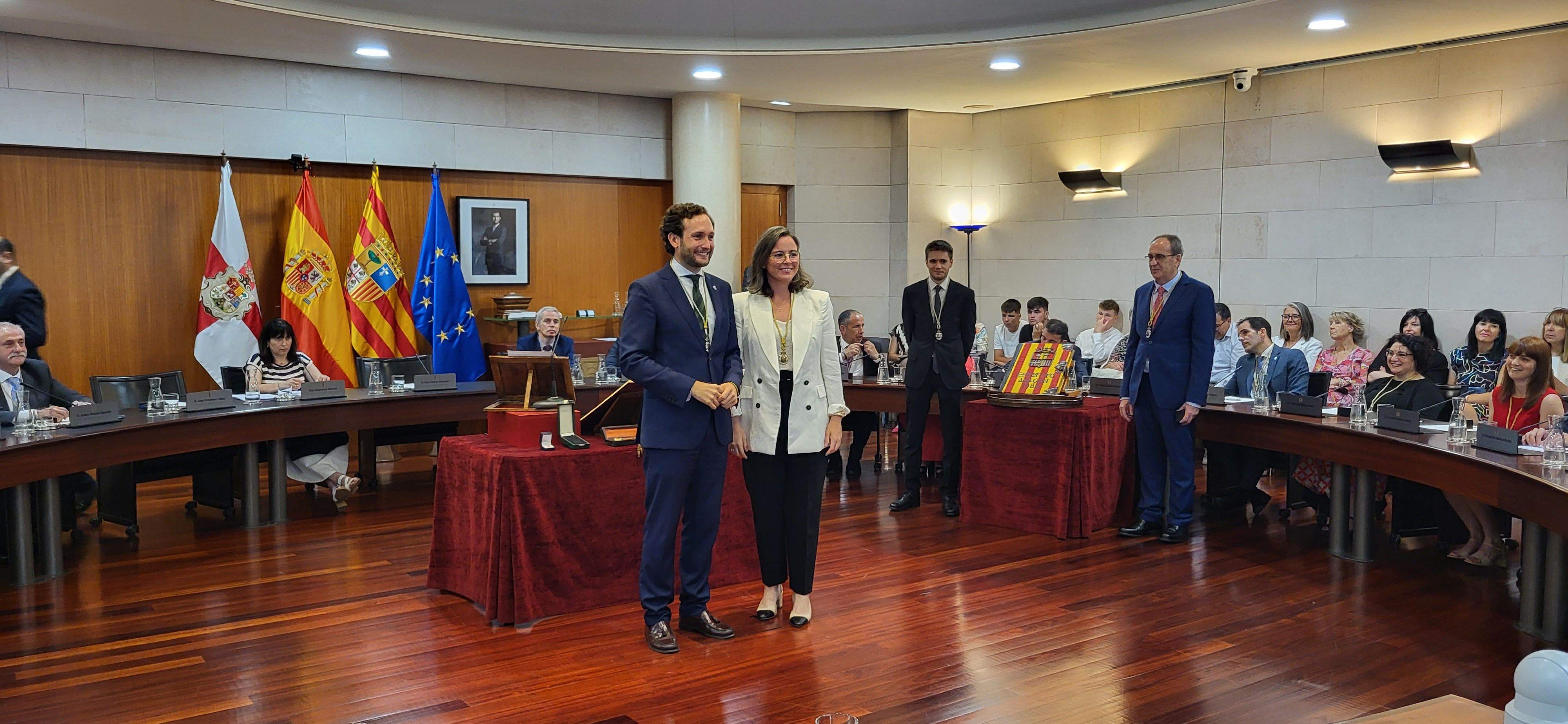 Constitución de la Diputación Provincial de Huesca. Foto Myriam Martínez