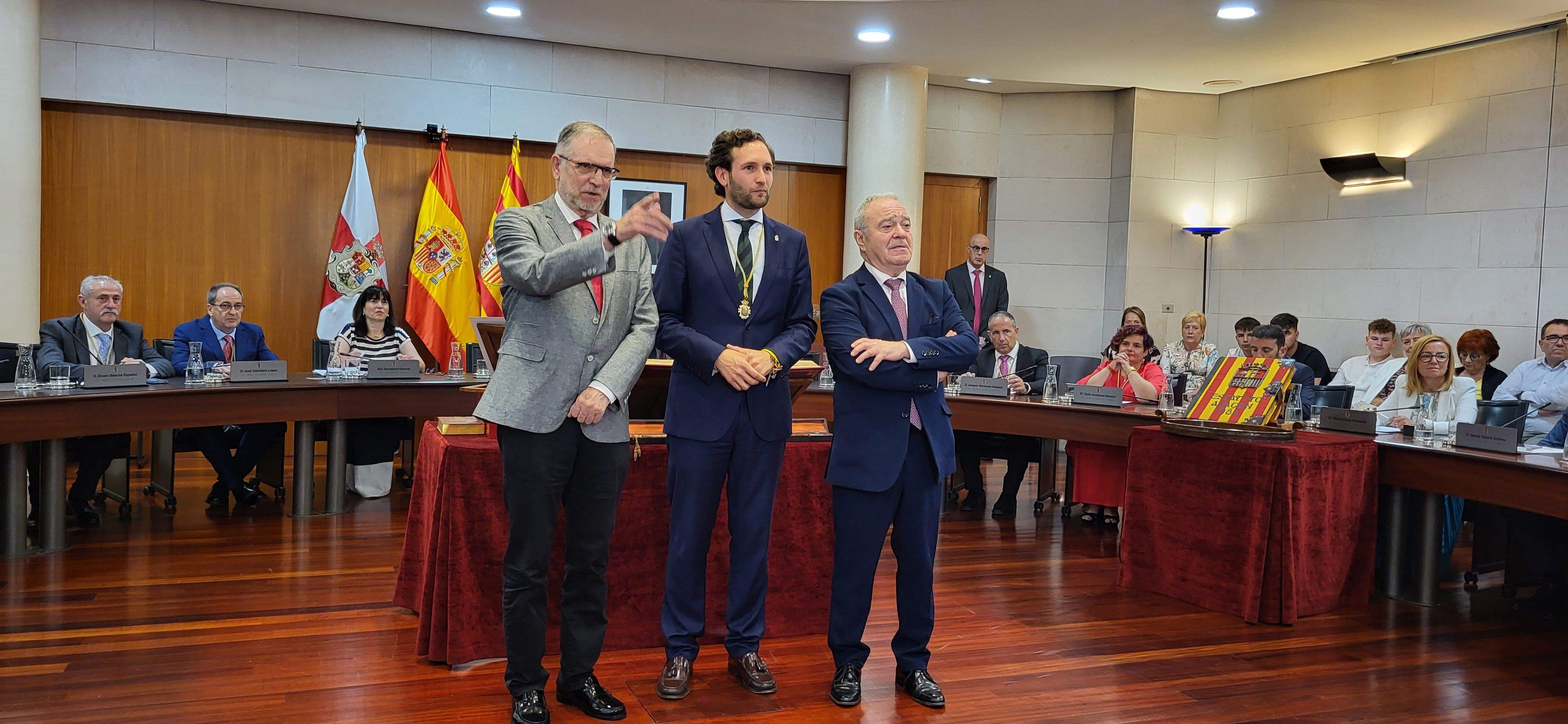 Constitución de la Diputación Provincial de Huesca. Foto Myriam Martínez