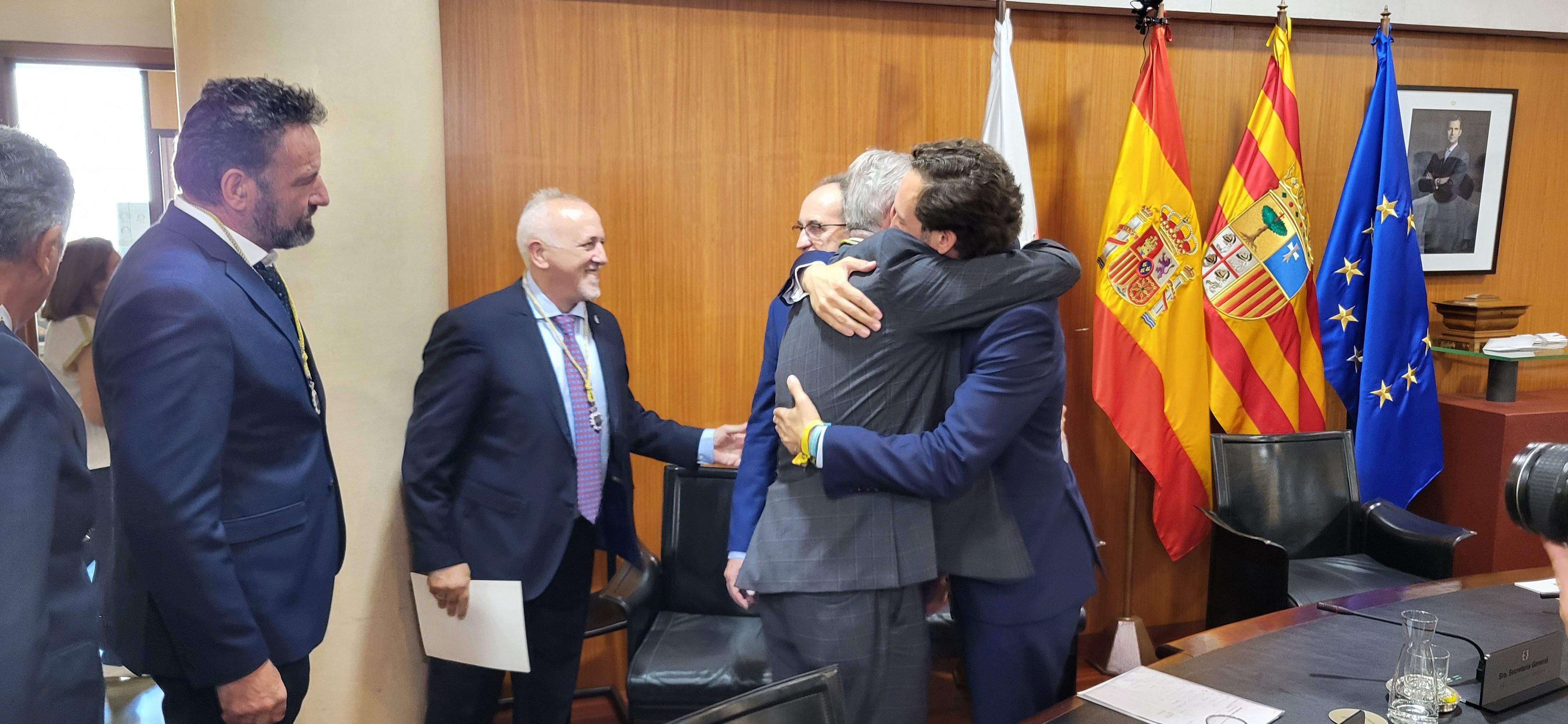 Constitución de la Diputación Provincial de Huesca. Foto Myriam Martínez