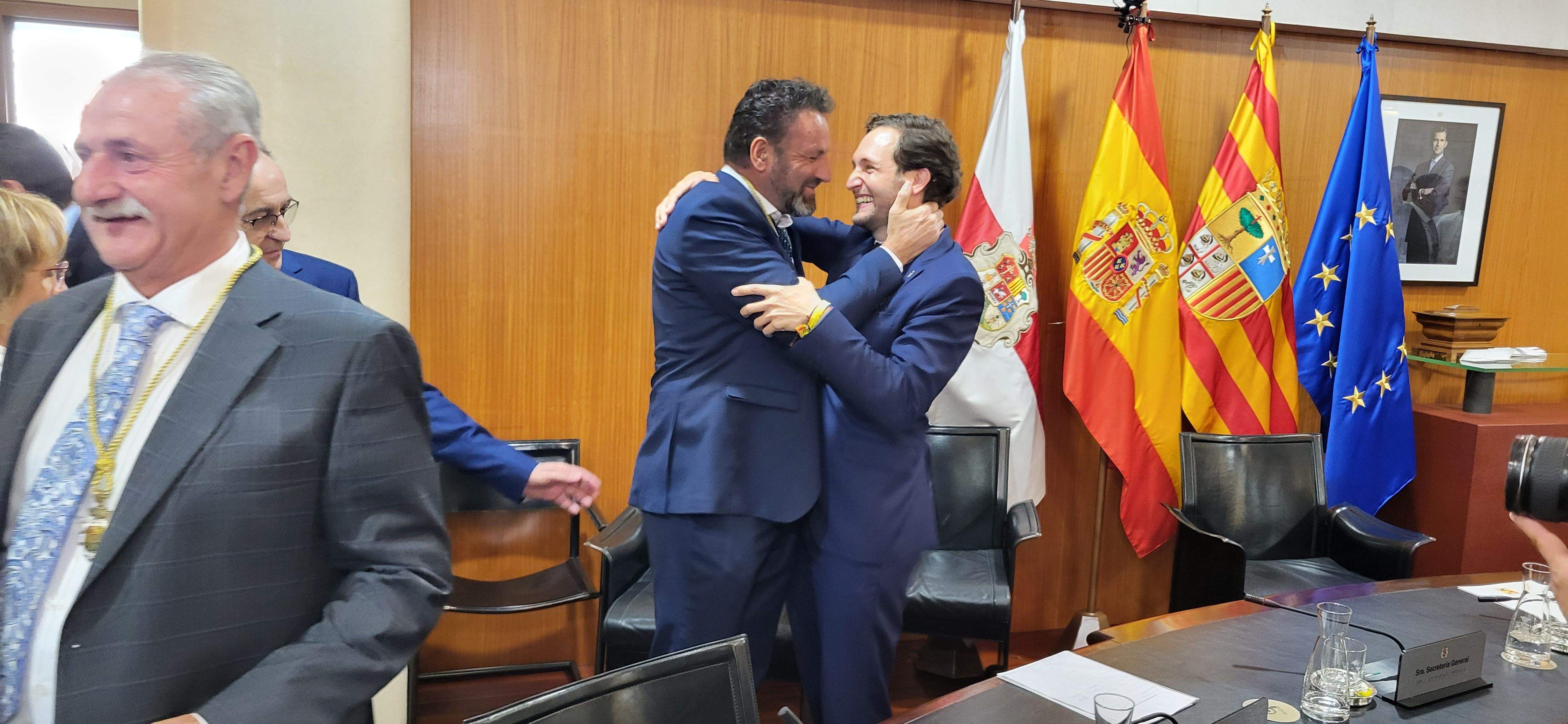 Constitución de la Diputación Provincial de Huesca. Foto Myriam Martínez