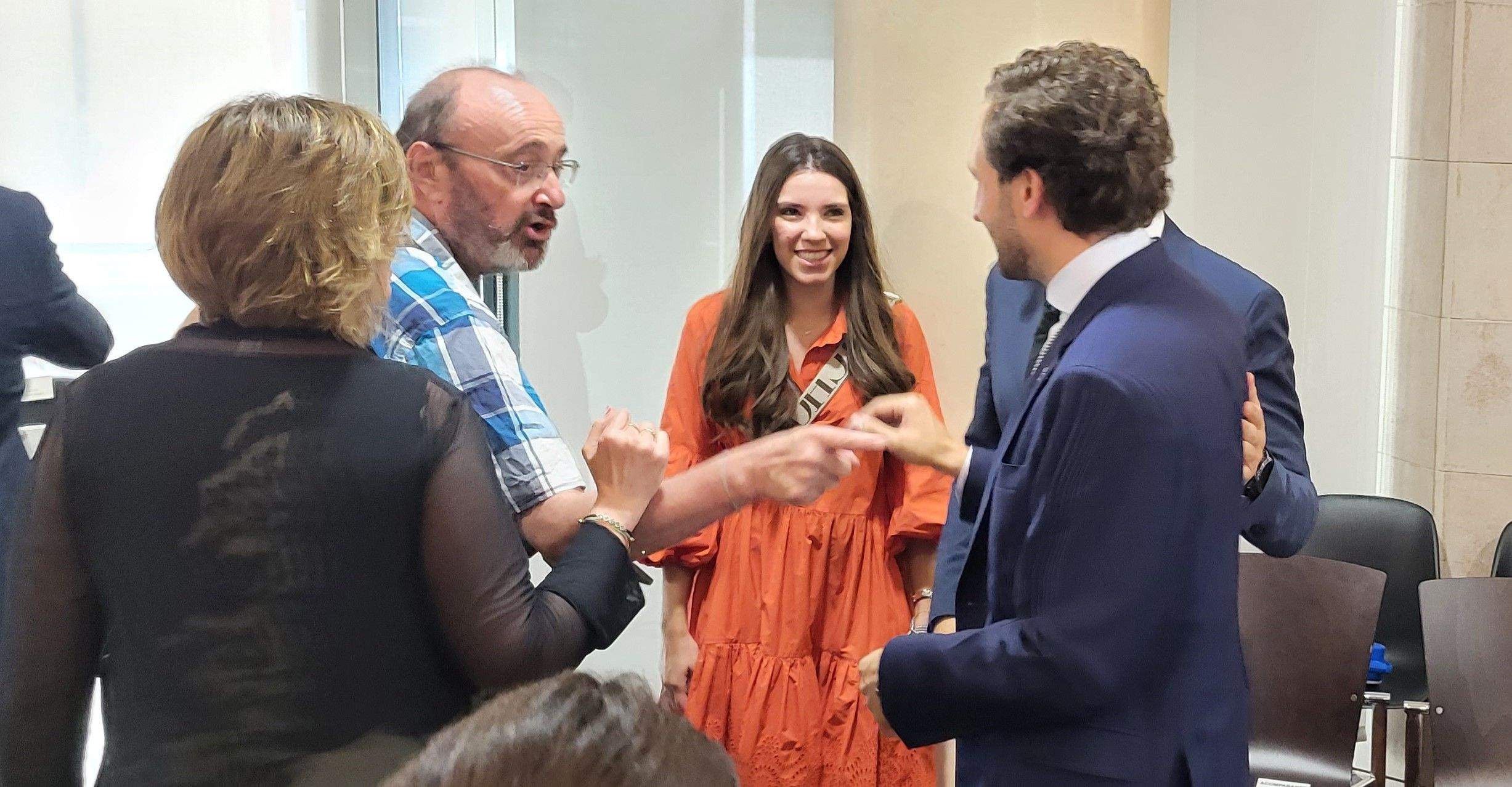 Constitución de la Diputación Provincial de Huesca. Foto Myriam Martínez