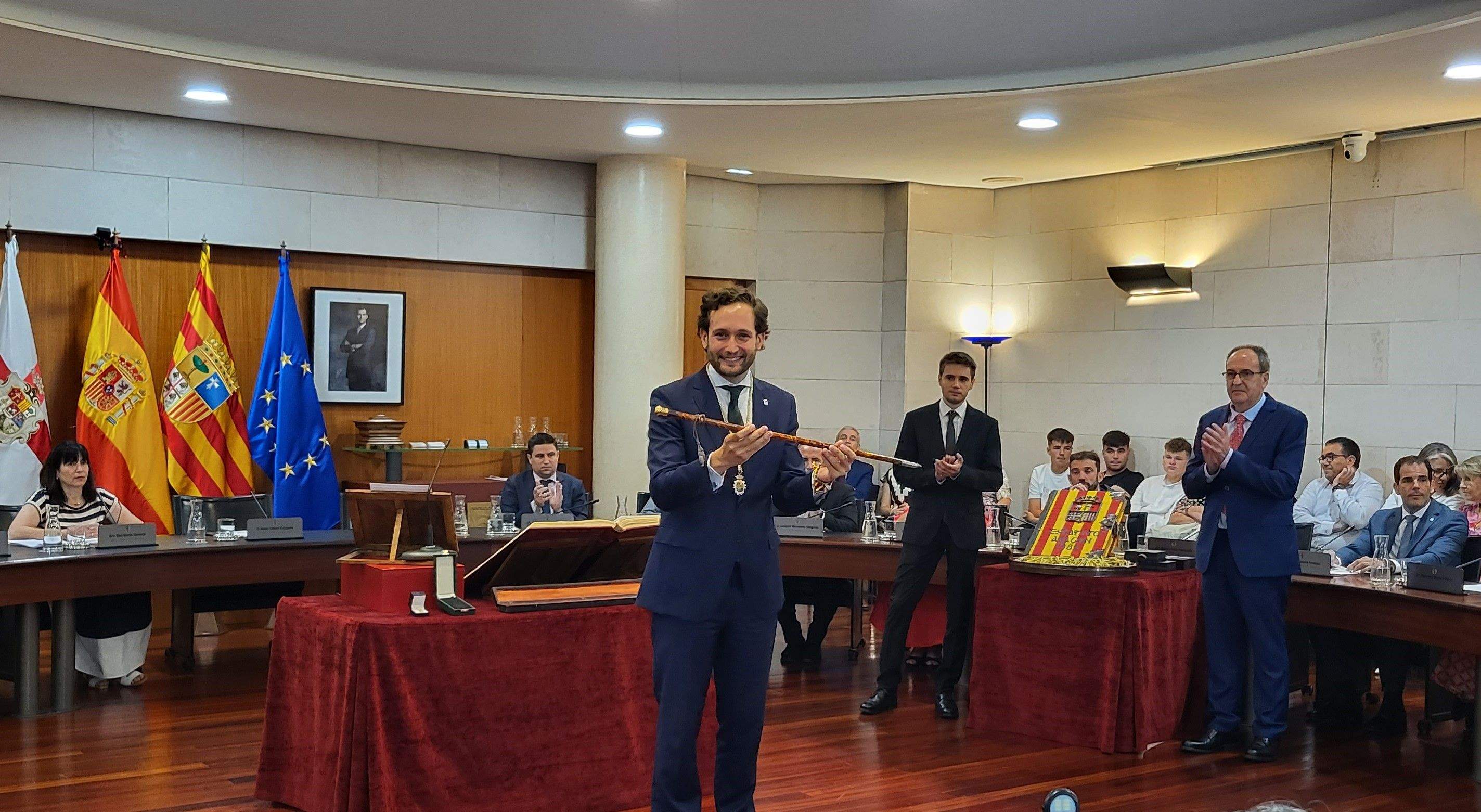 Constitución de la Diputación Provincial de Huesca. Foto Myriam Martínez