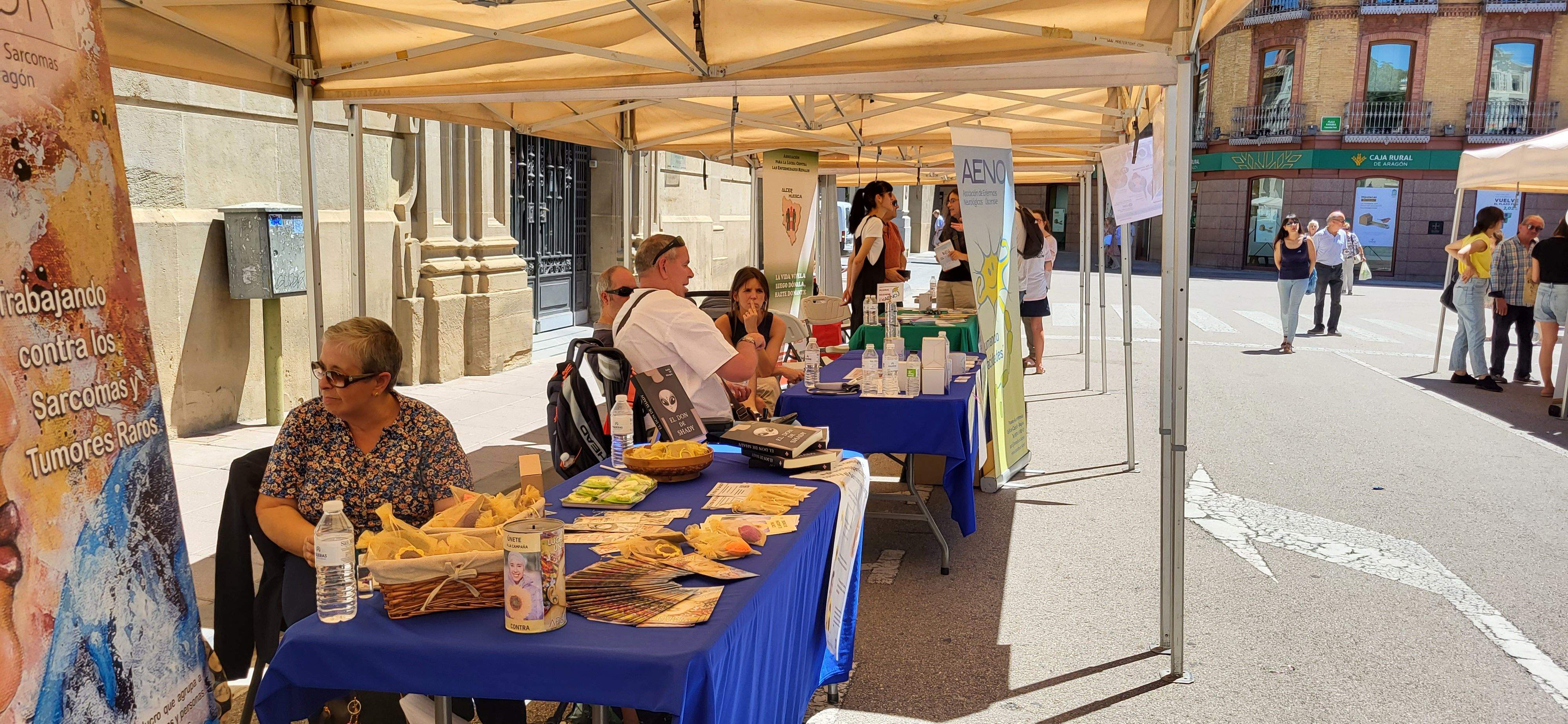 II Feria de asociaciones de Salud en Huesca. Foto Myriam Martínez 