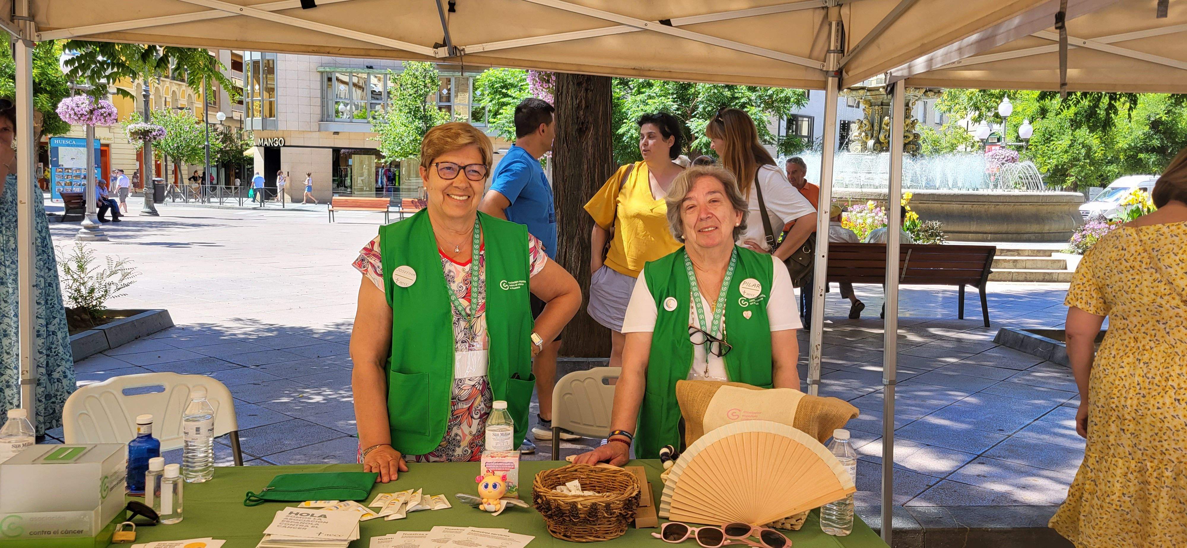 II Feria de asociaciones de Salud en Huesca. Foto Myriam Martínez