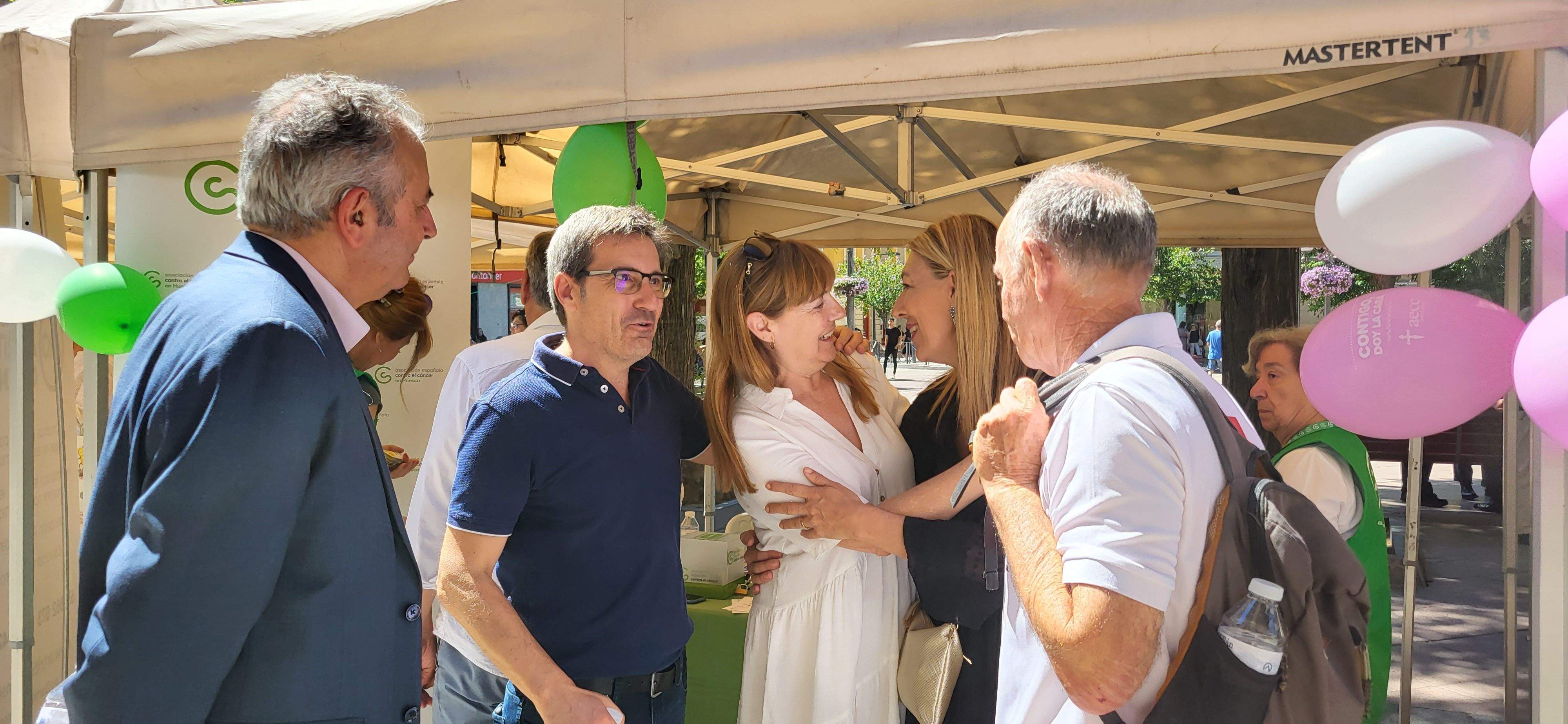 II Feria de asociaciones de Salud en Huesca. Foto Myriam Martínez 