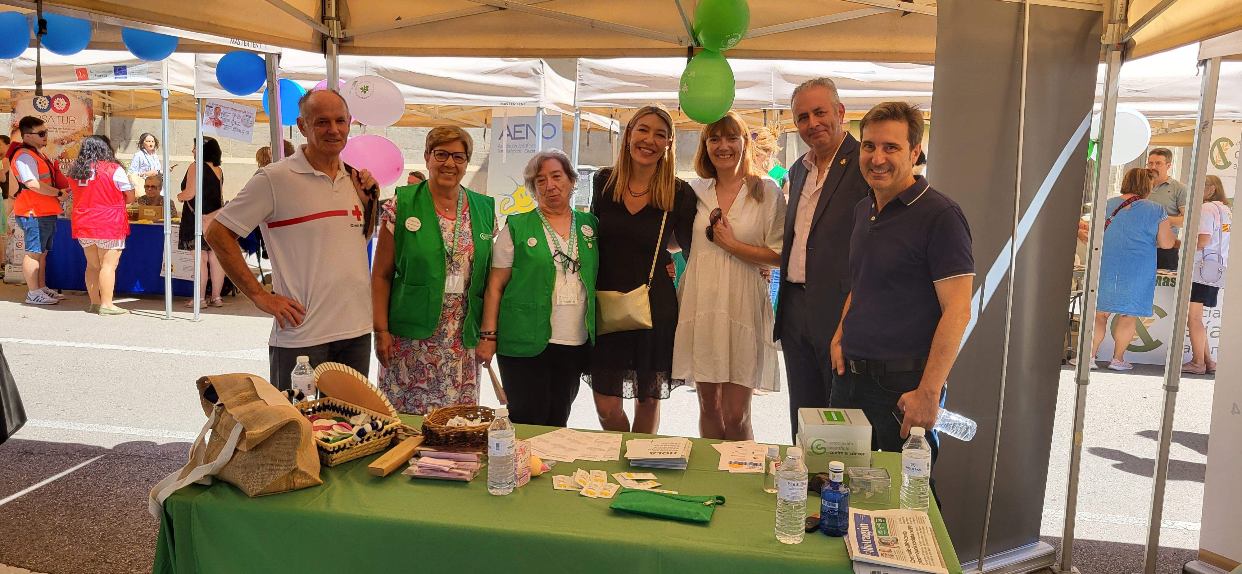 II Feria de asociaciones de Salud en Huesca. Foto Myriam Martínez 