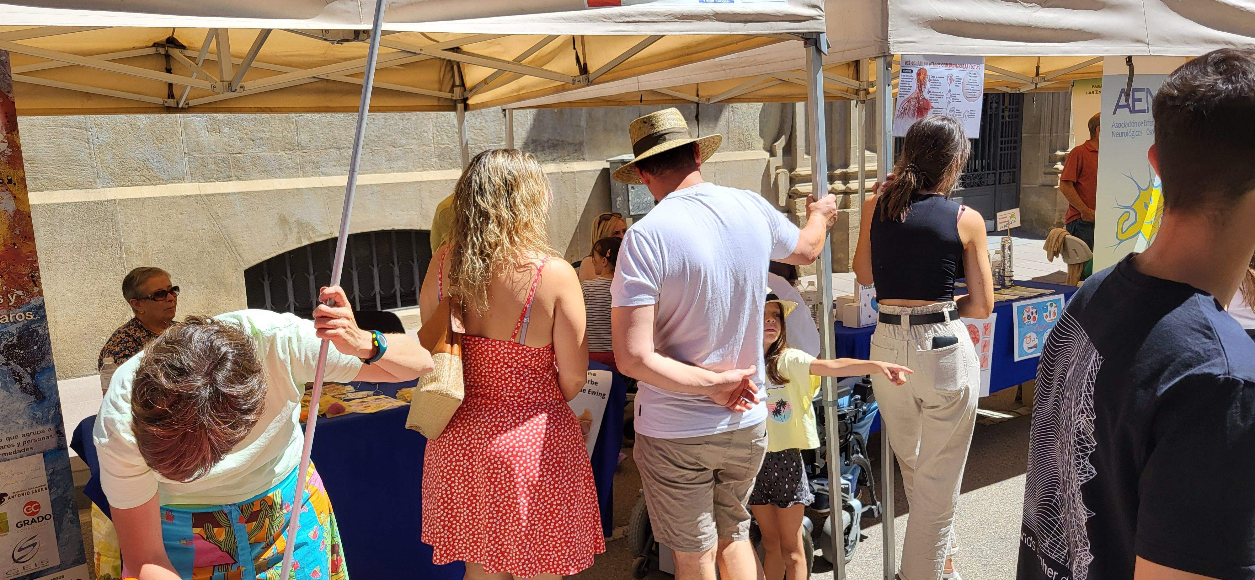 II Feria de asociaciones de Salud en Huesca. Foto Myriam Martínez 