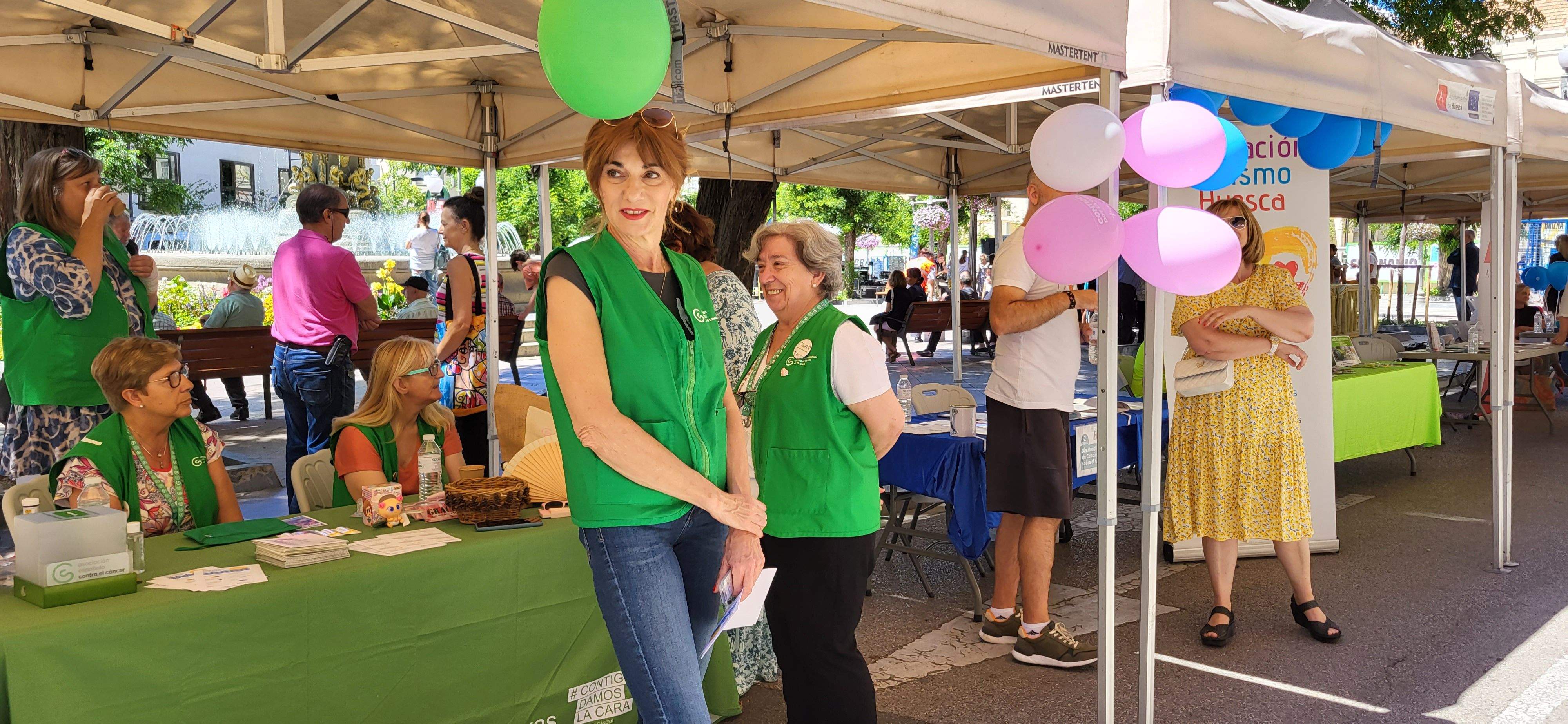 II Feria de asociaciones de Salud en Huesca. Foto Myriam Martínez 