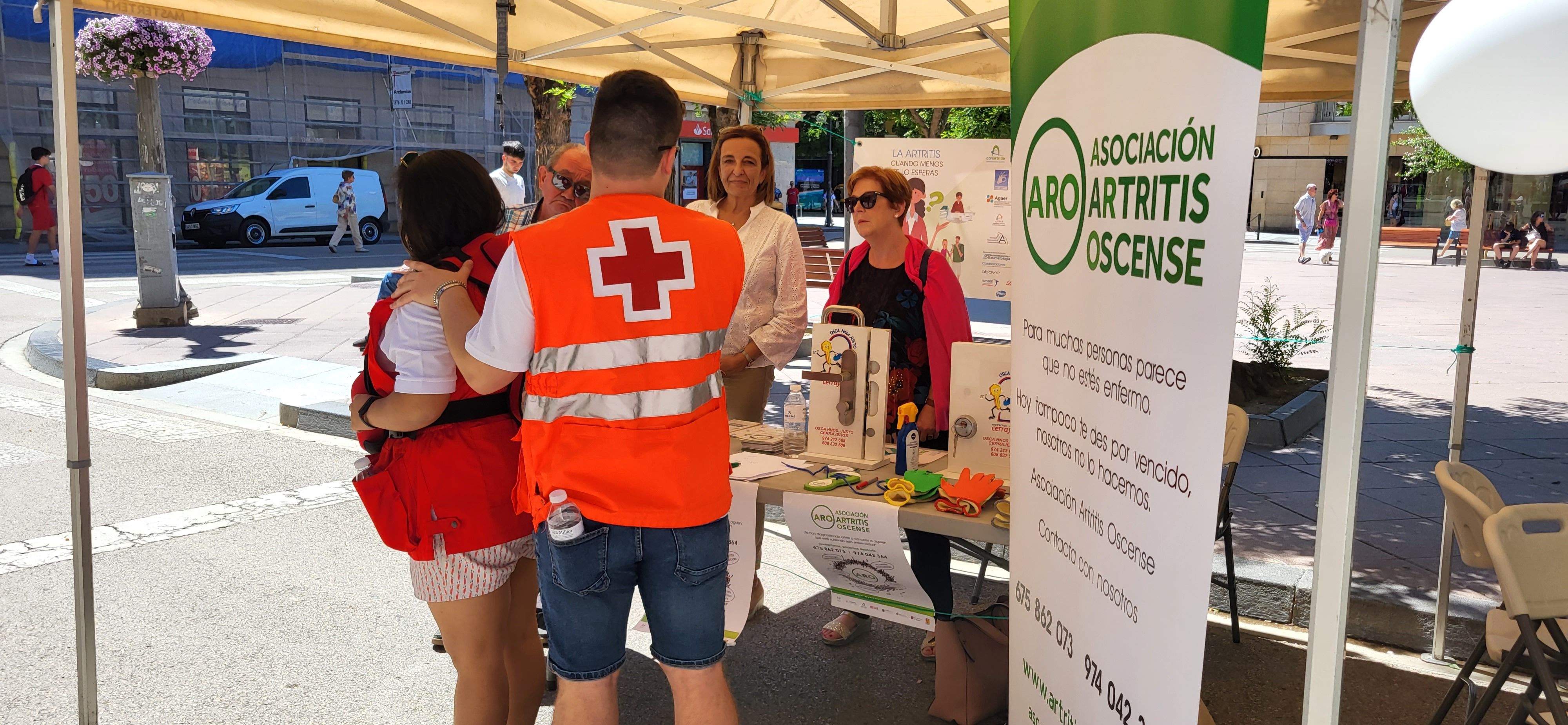 II Feria de asociaciones de Salud en Huesca. Foto Myriam Martínez 