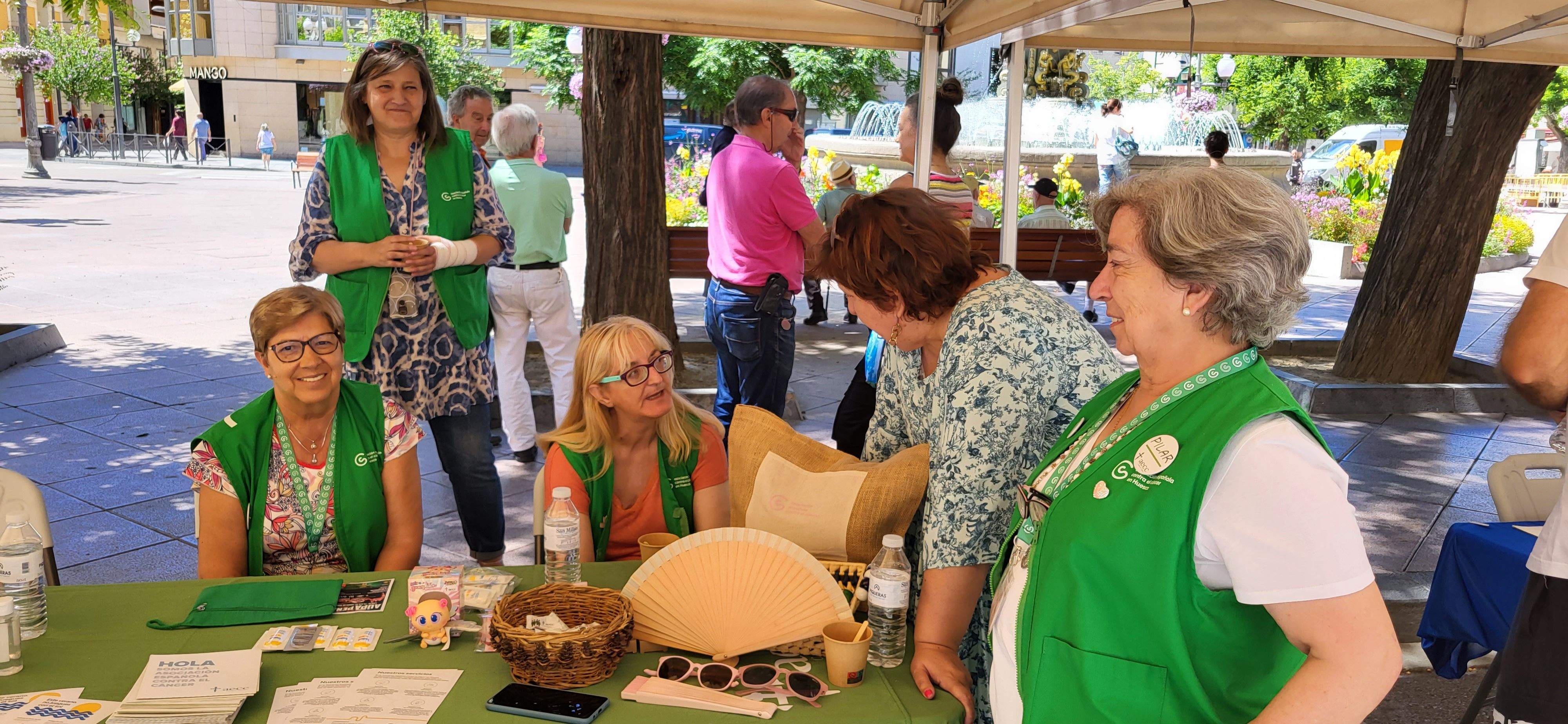 II Feria de asociaciones de Salud en Huesca. Foto Myriam Martínez 