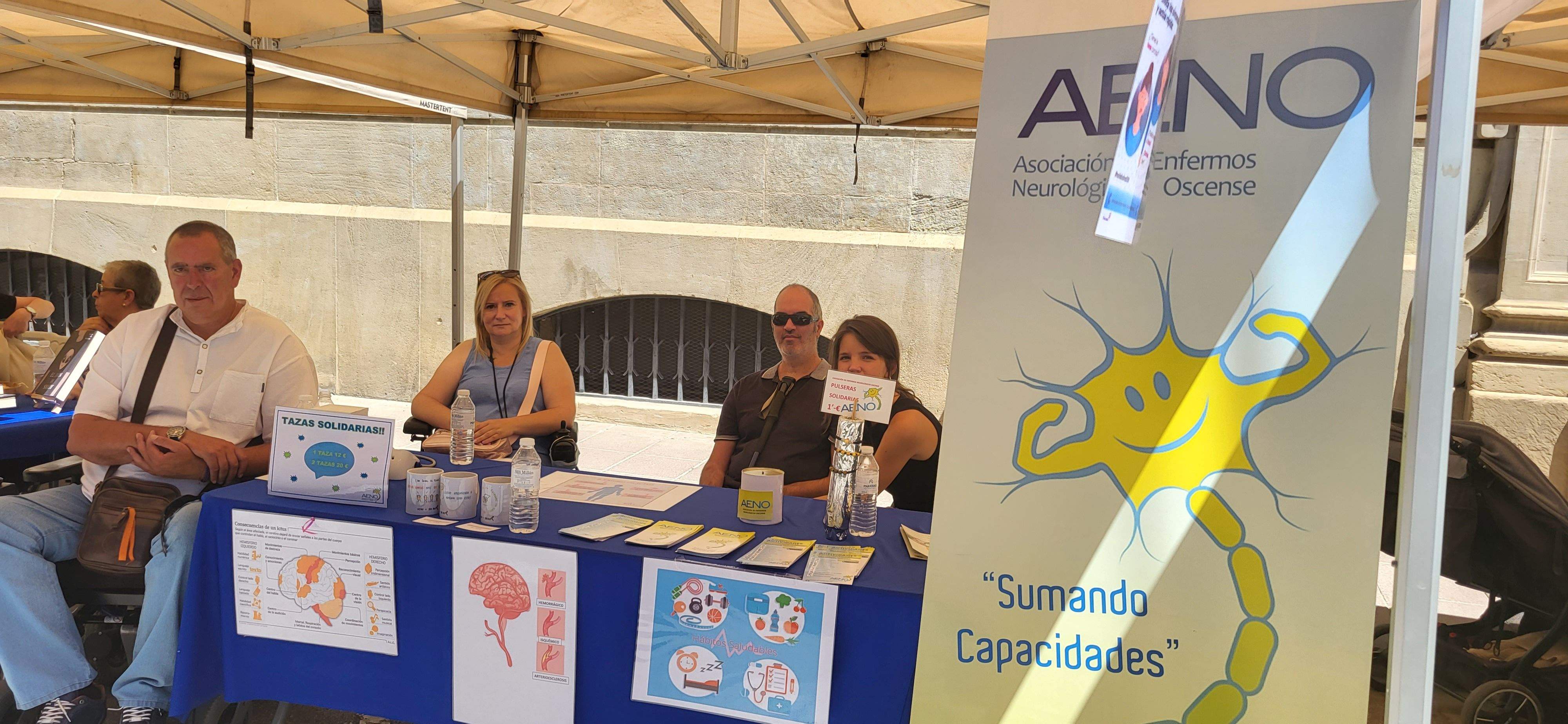 II Feria de asociaciones de Salud en Huesca. Foto Myriam Martínez 