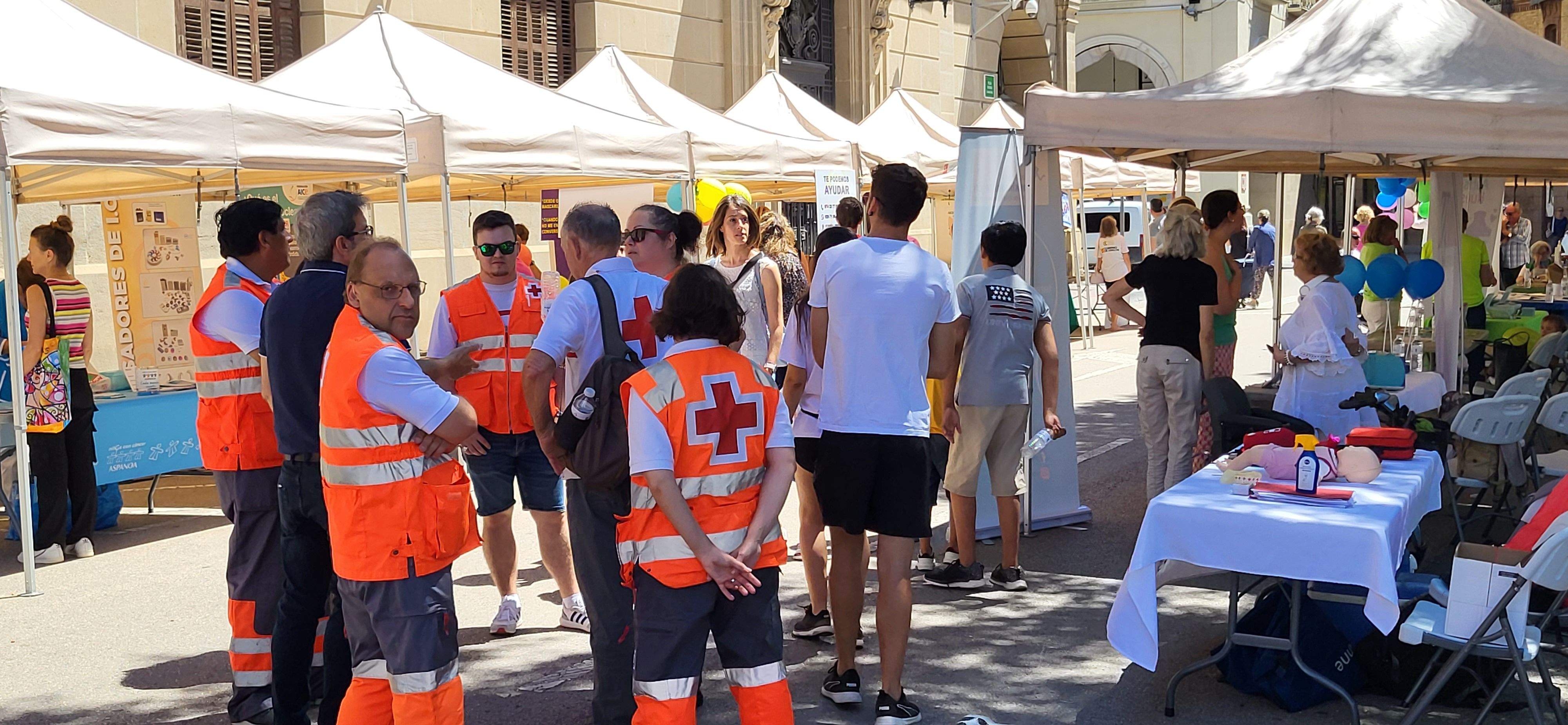 II Feria de asociaciones de Salud en Huesca. Foto Myriam Martínez 