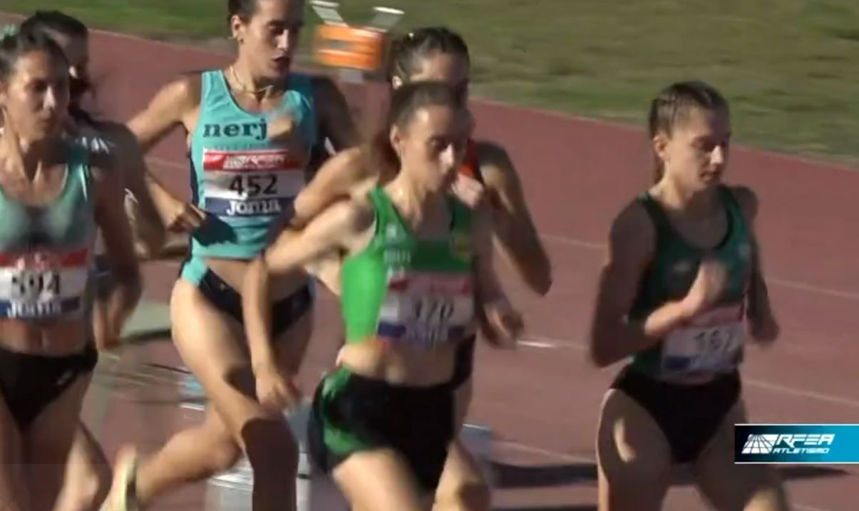 Sandra Labarta durante la semifinal de 800