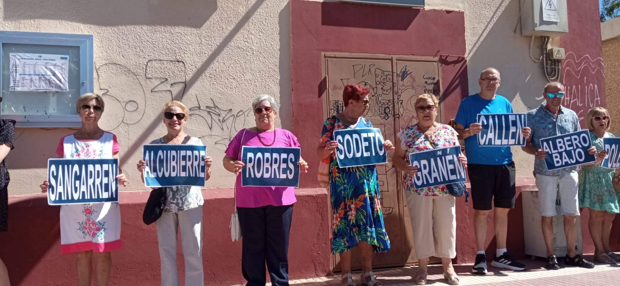 Concentración de Monegros no pierdas tu tren