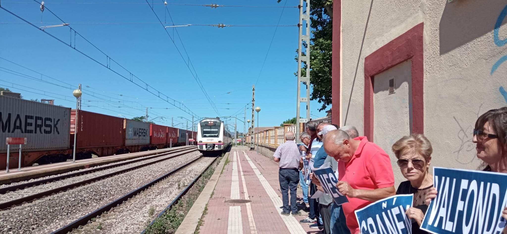 Concentración de Monegros no pierdas tu tren