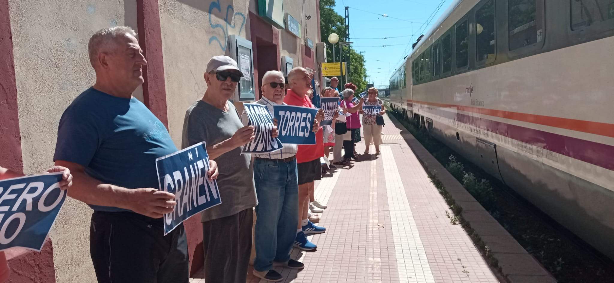 Concentración de Monegros no pierdas tu tren