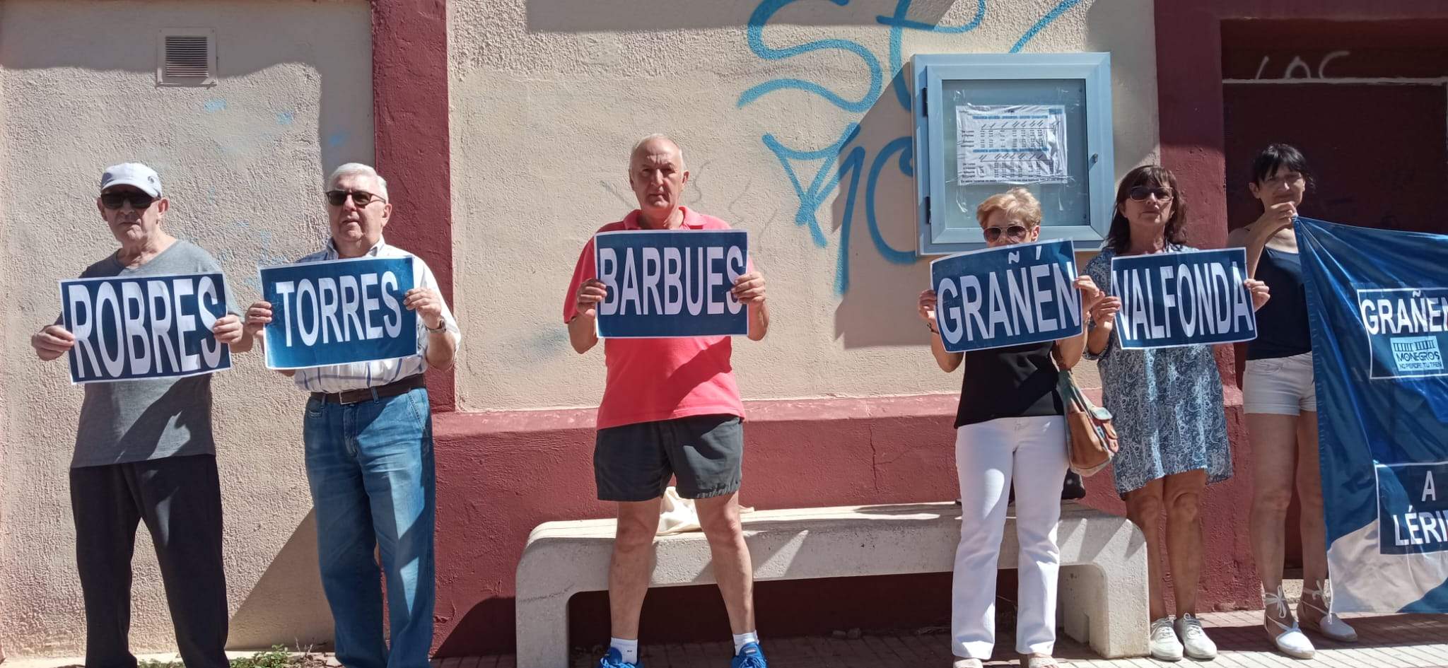 Concentración de Monegros no pierdas tu tren