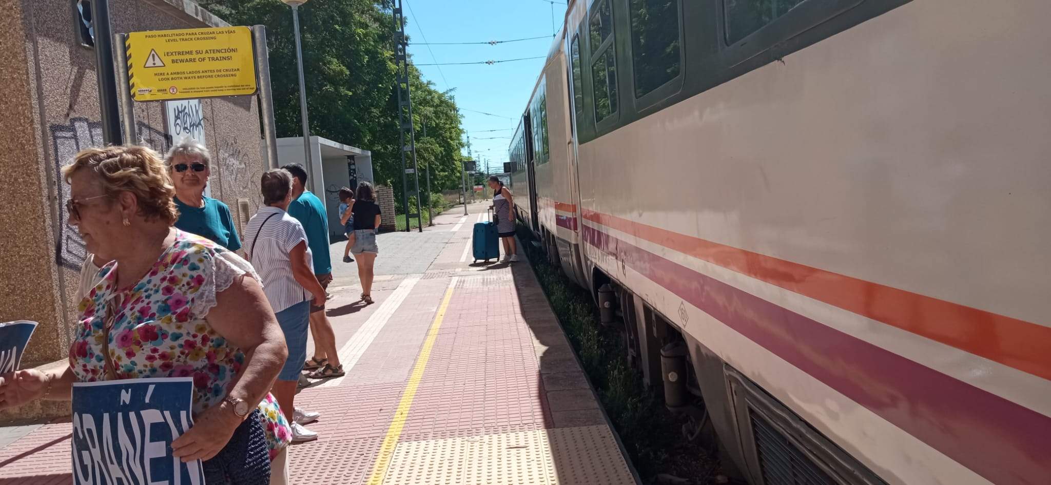 Concentración de Monegros no pierdas tu tren