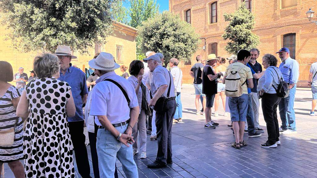 Tercer Abrazo al Seminario en Huesca. Foto: Mercedes Manterola