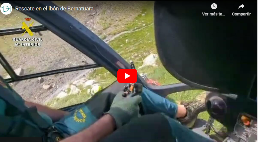 Imagen de archivo de un rescate de la Guardia Civil.