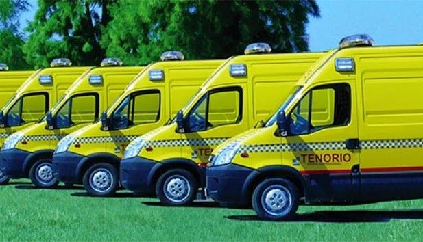 Ambulancia Tenorio e Hijos. Trabajadores del Transporte Sanitario Urgente denuncian una bajada salarial del 40 %