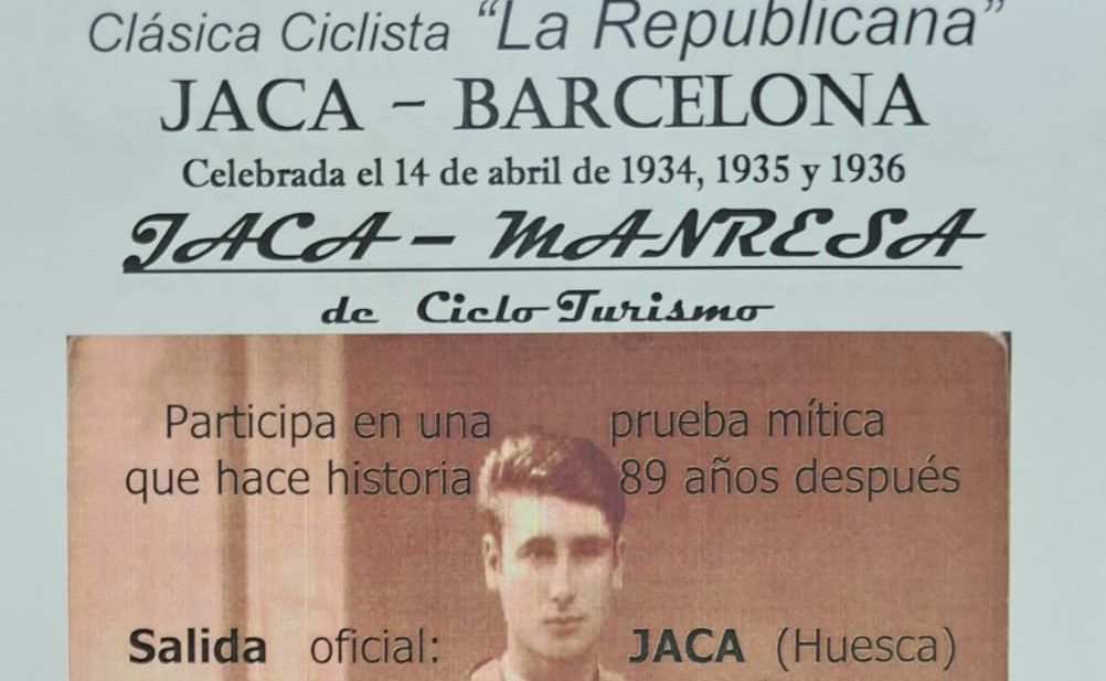 Marcha cicloturista "La Republicana" Jaca-Manresa que homenajea a la Jaca-Barcelona