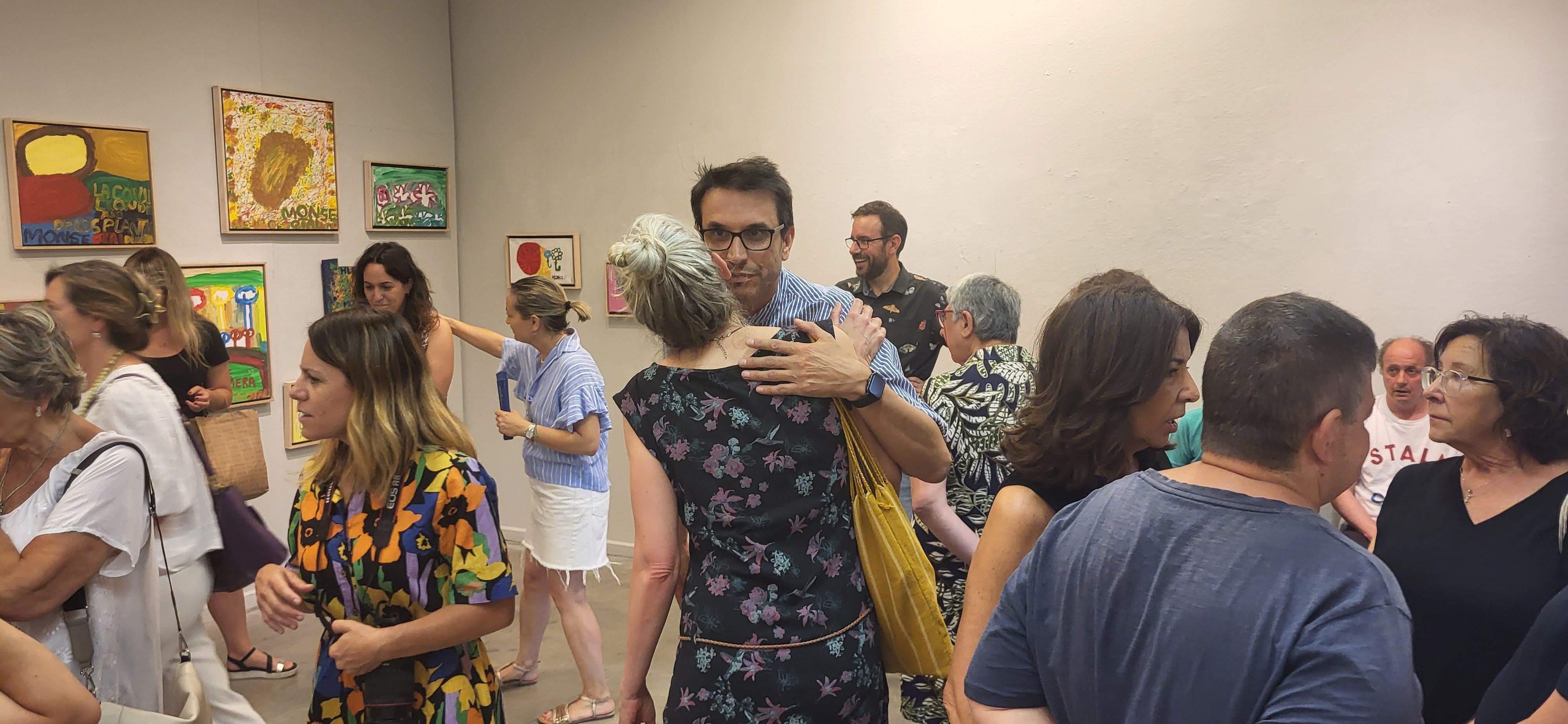 Inauguración de la exposición de Montse Otal. Foto Myriam Martínez