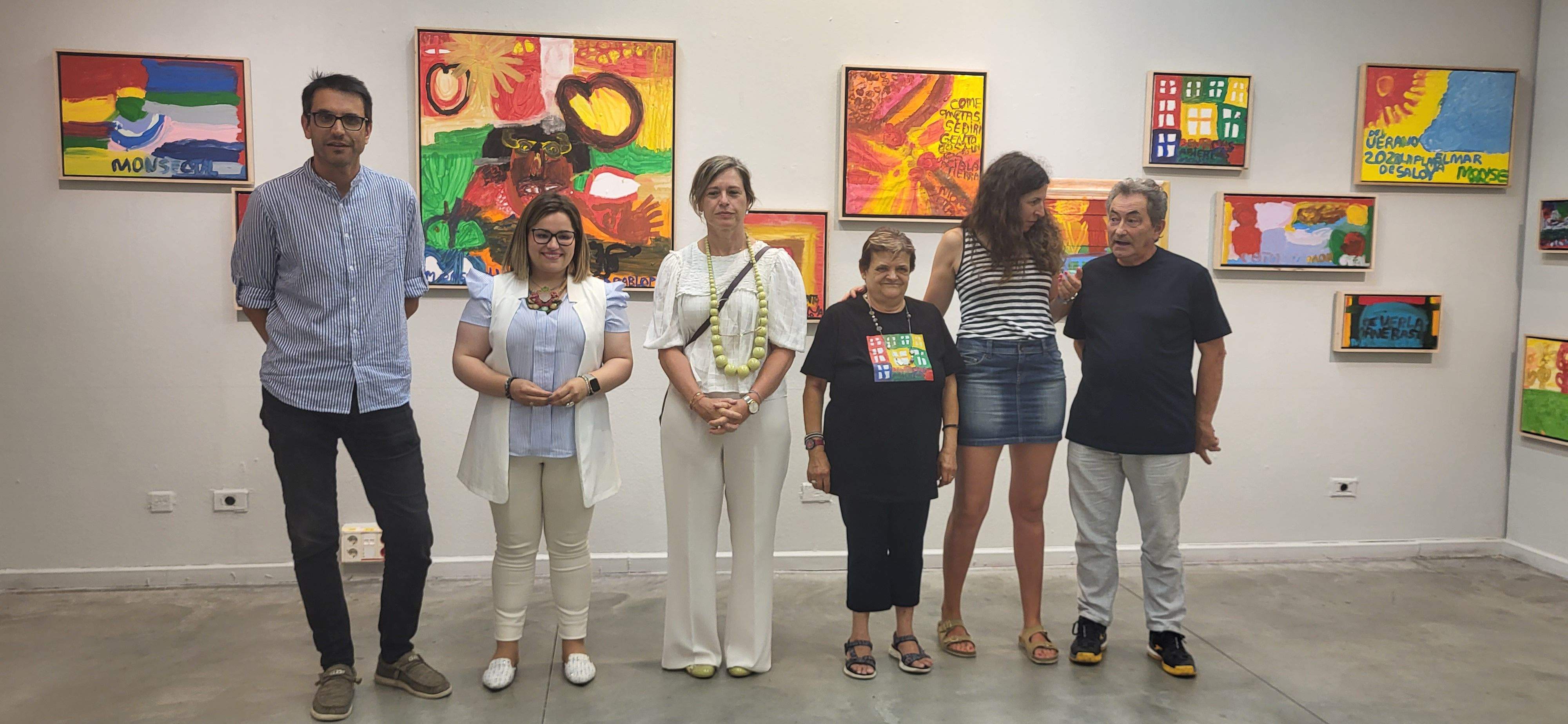 Inauguración de la exposición de Montse Otal. Foto Myriam Martínez