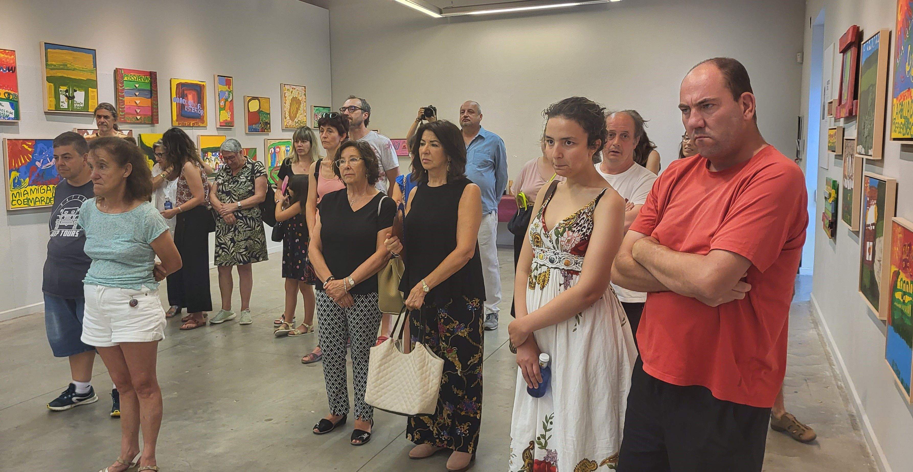 Inauguración de la exposición de Montse Otal. Foto Myriam Martínez