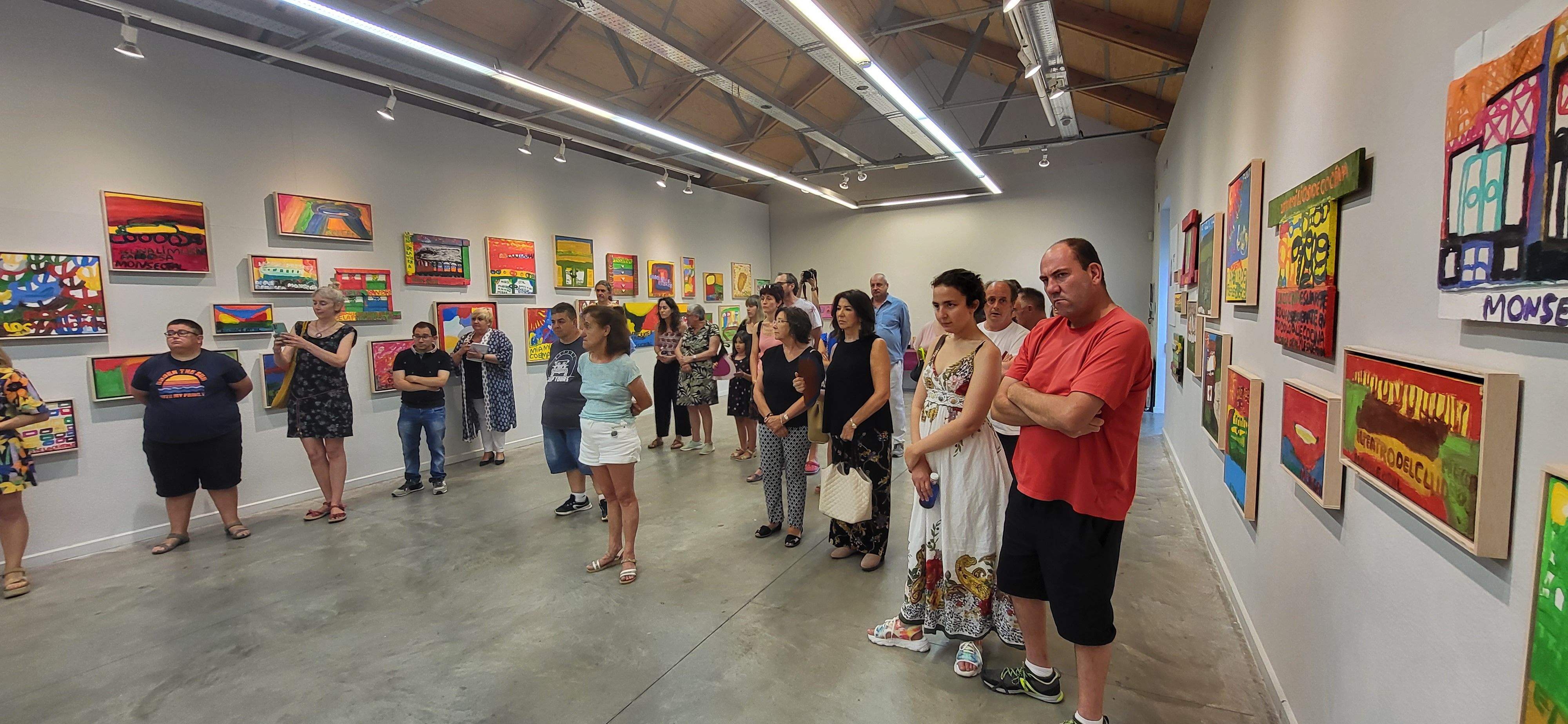 Inauguración de la exposición de Montse Otal. Foto Myriam Martínez