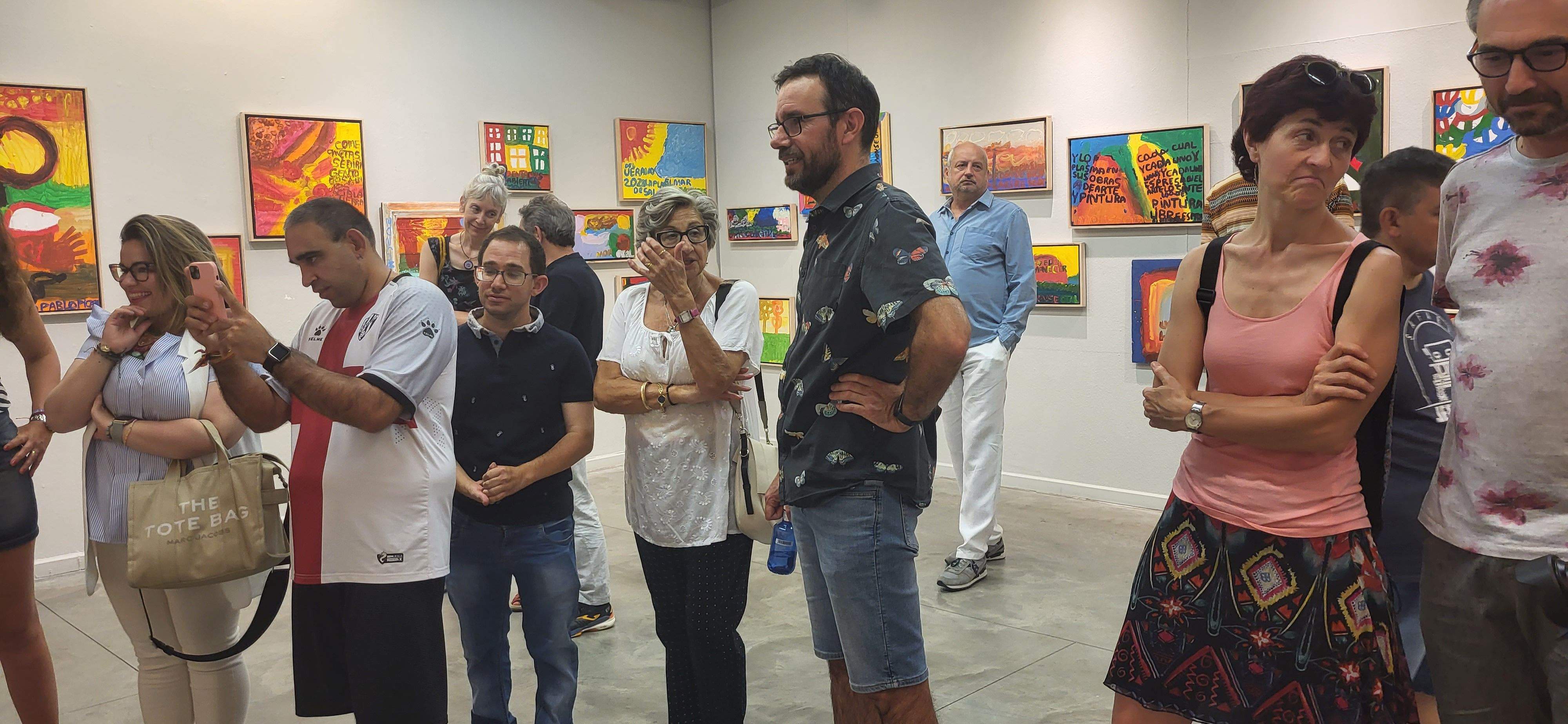 Inauguración de la exposición de Montse Otal. Foto Myriam Martínez