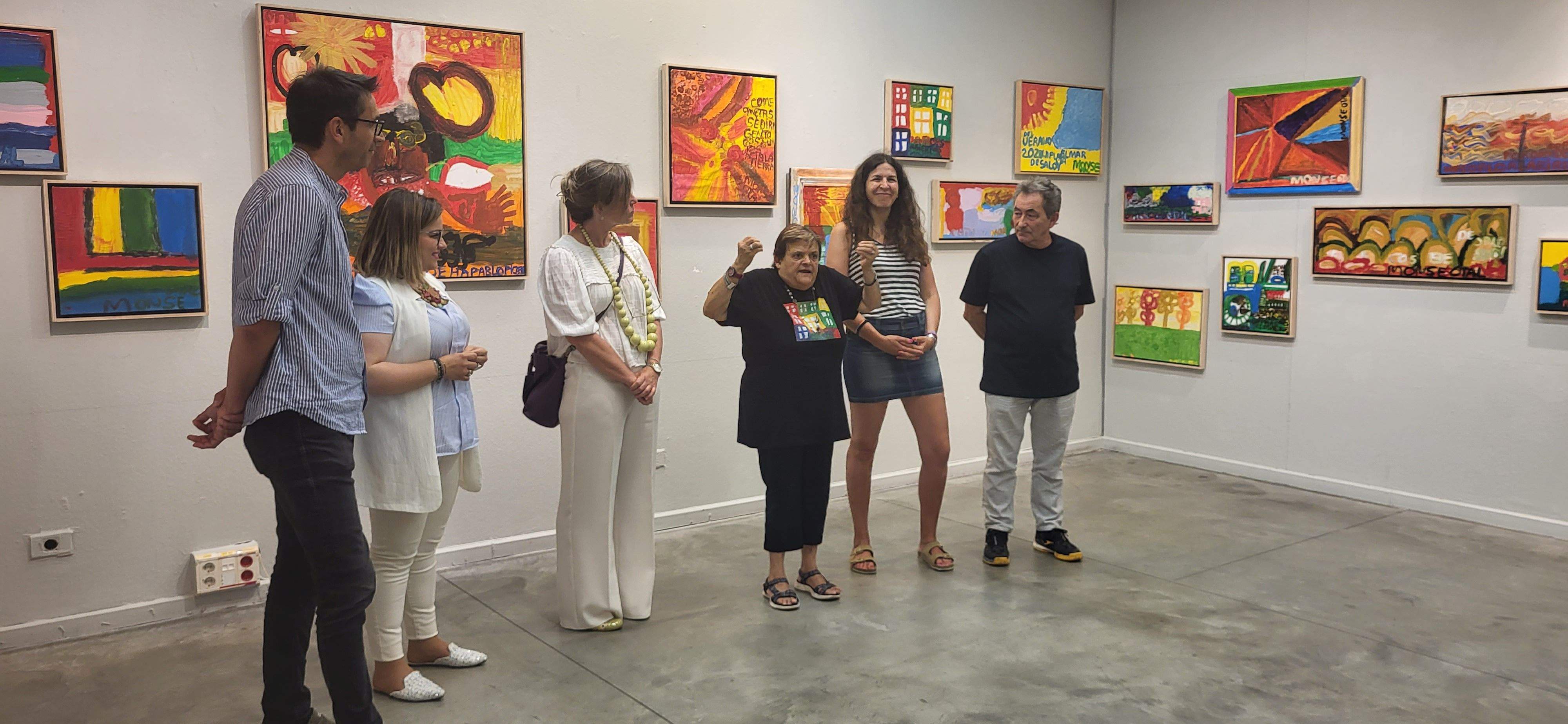 Inauguración de la exposición de Montse Otal. Foto Myriam Martínez