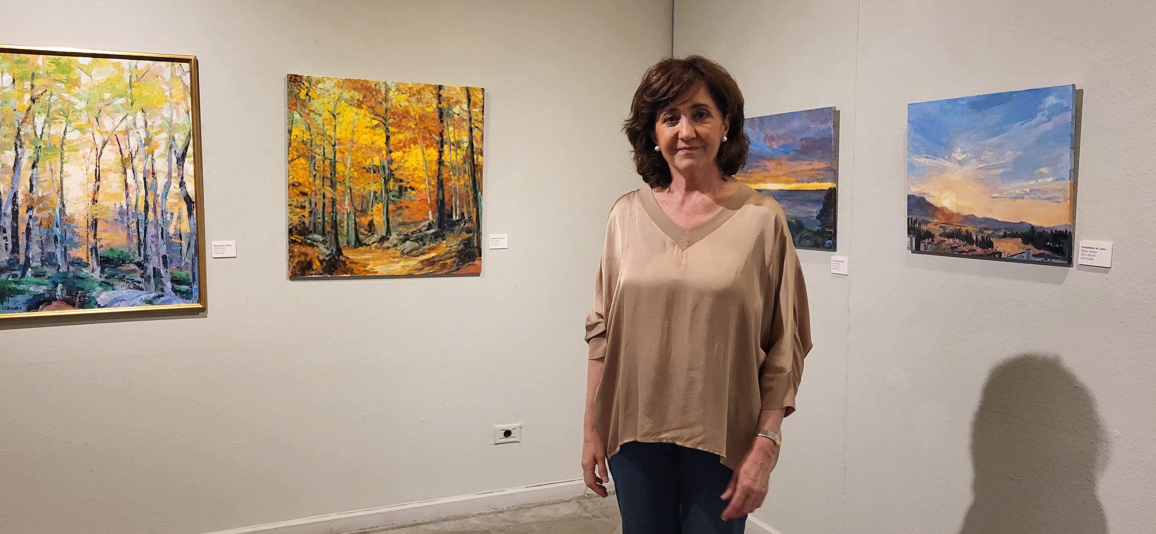 Exposición de Carmen Arenas en Huesca 2023. Foto Myriam Martínez